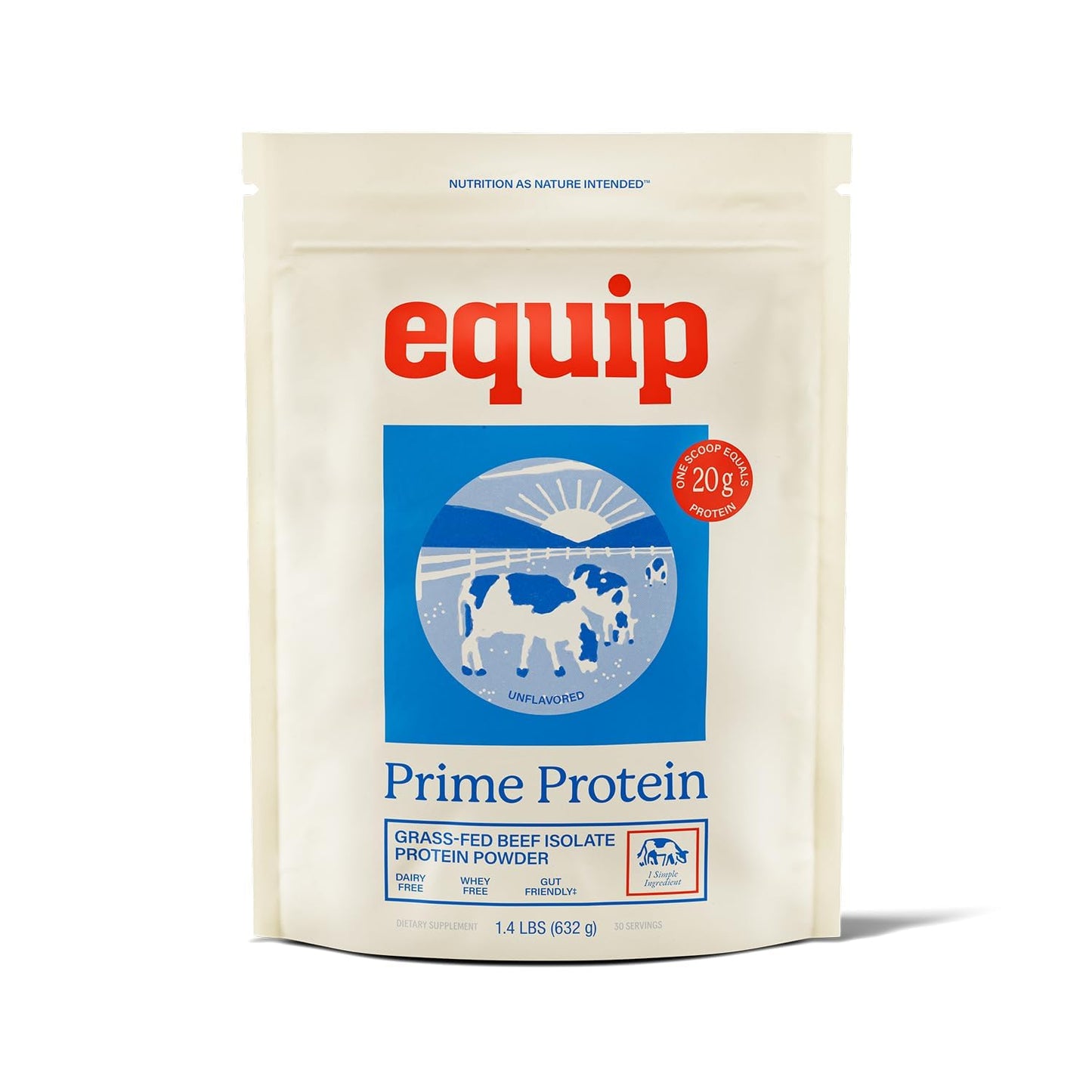Equip Prime Protein Powder (Beef Protein Isolate) 30 Servings