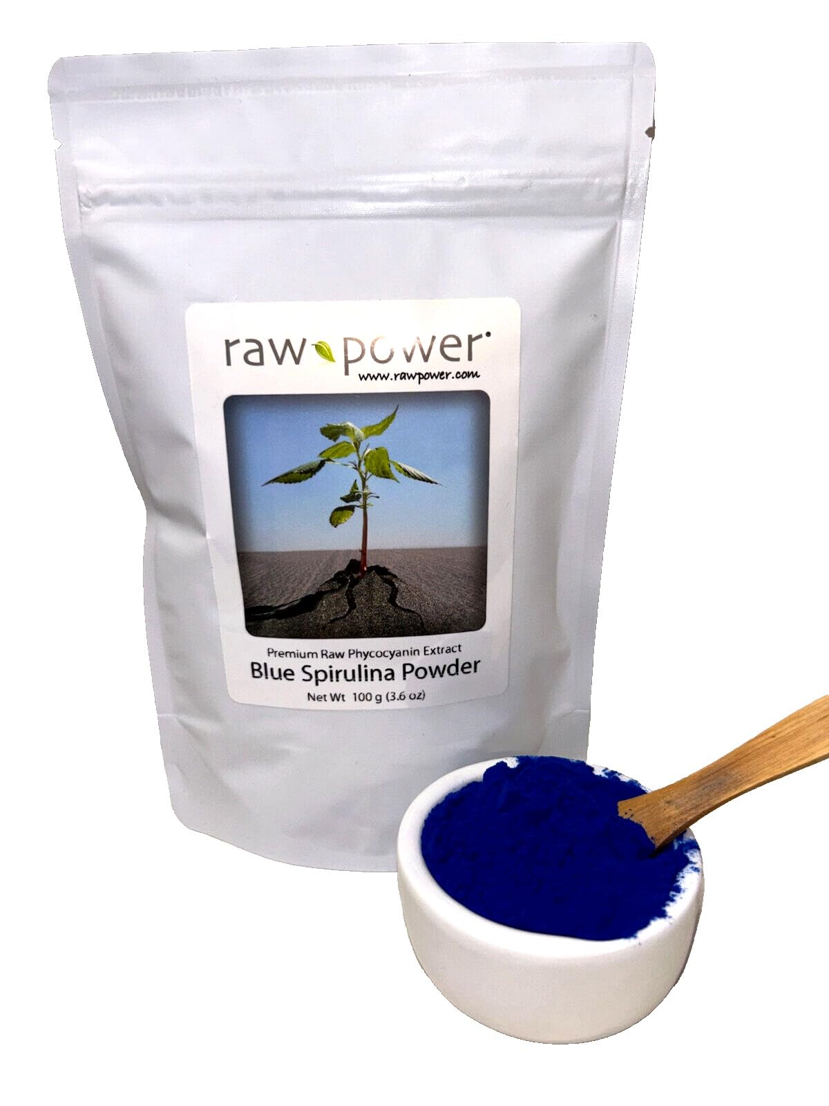 Raw Power Blue Spirulina Powder, 3.53 Ounces