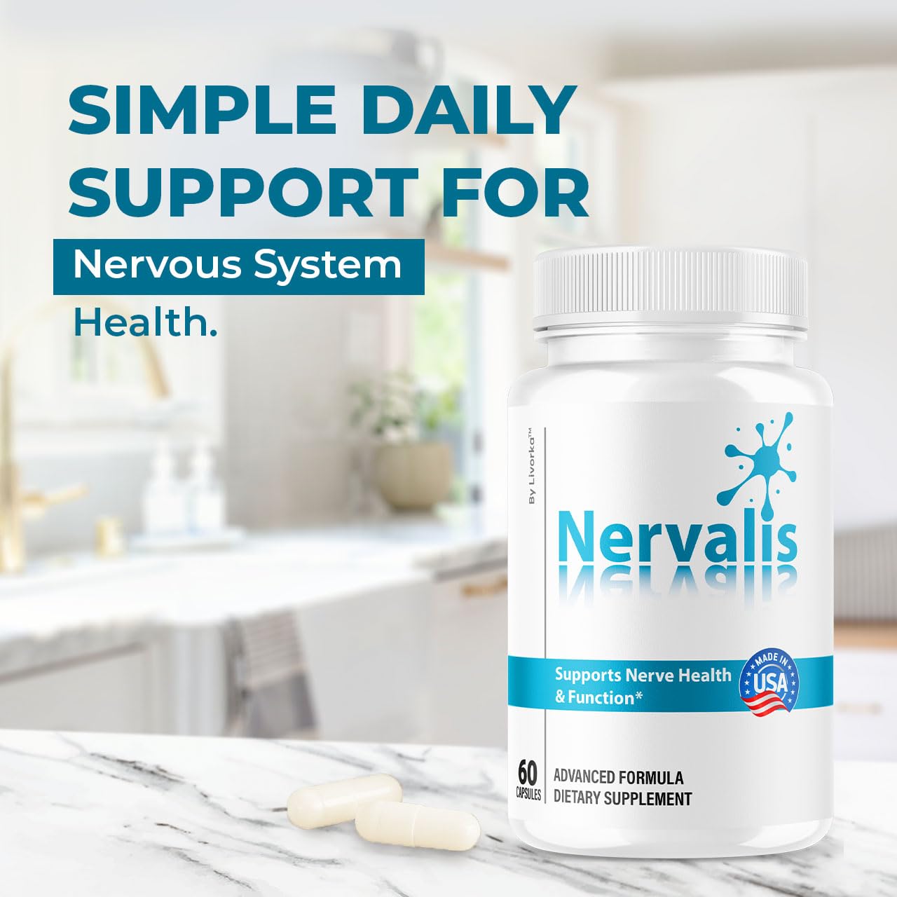 LIVORKA Nervalis Capsules, 120 Capsules