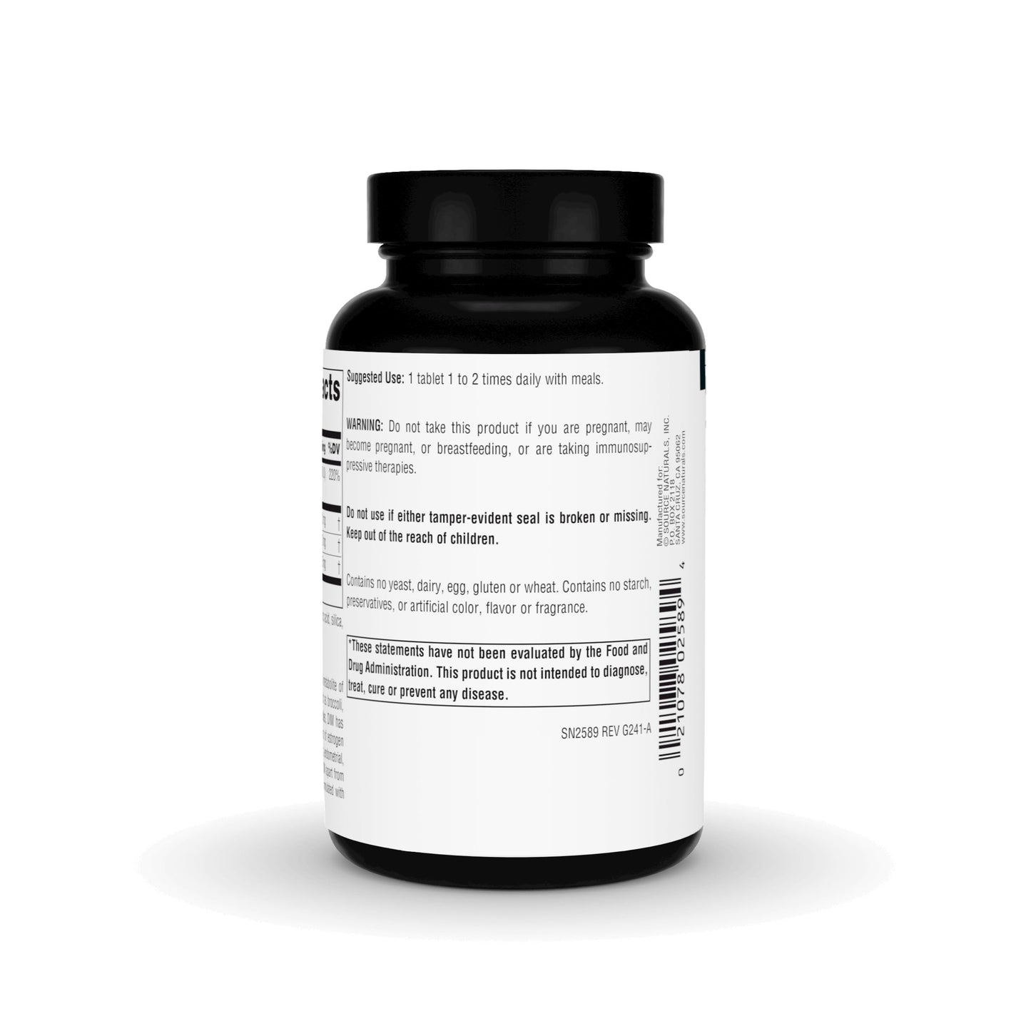 Source Naturals DIM Diindolylmethane 200mg with BioPerine, Vitamin E & More, 60 Tablets