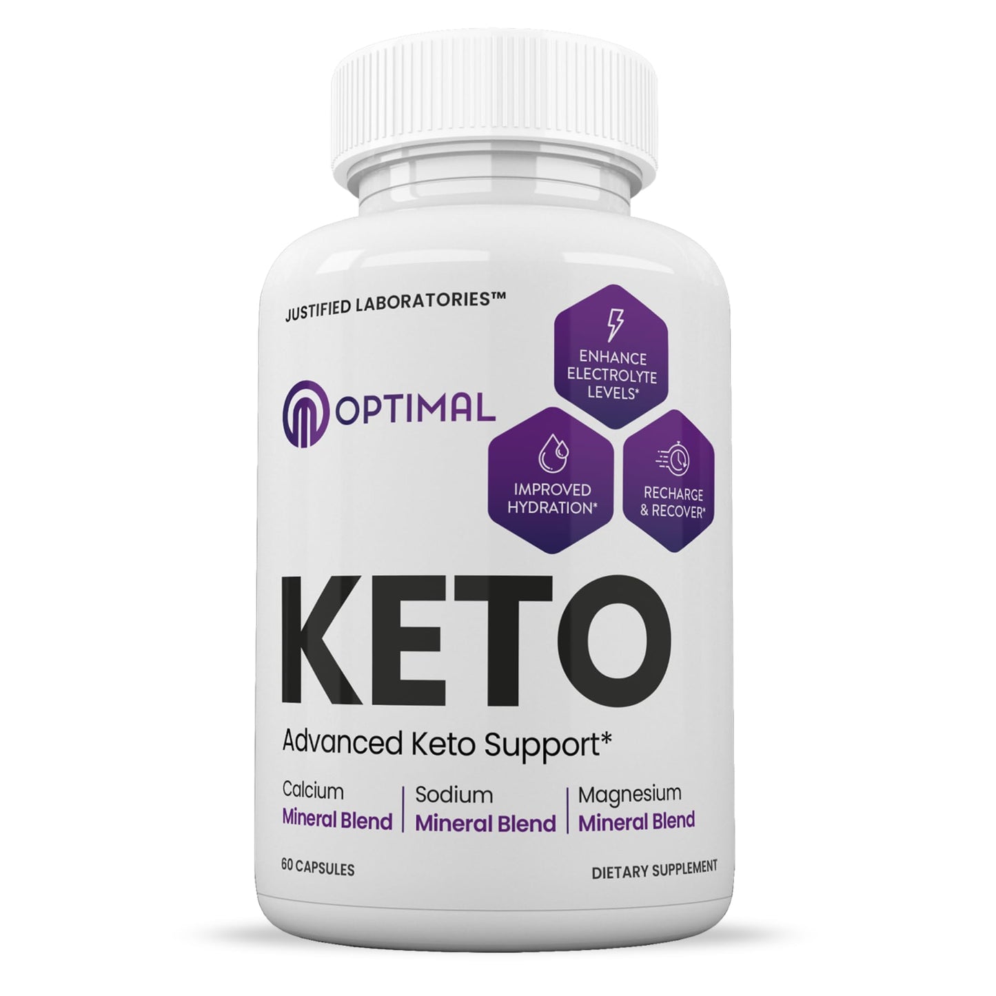 Justified Laboratories Optimal Keto 60 Capsules