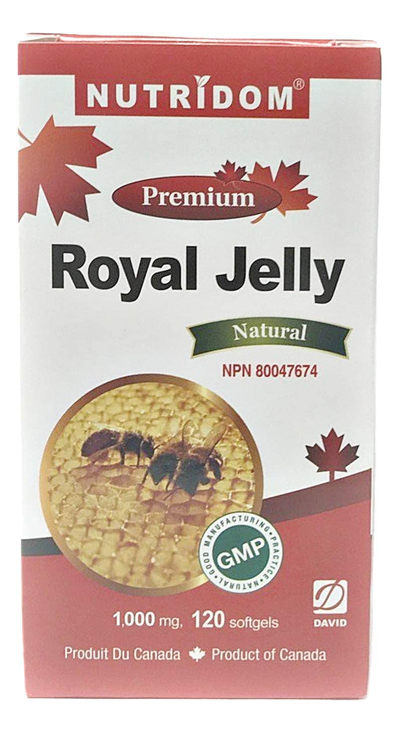 Nutridom Royal Jelly 1000mg Softgels, 120 Count