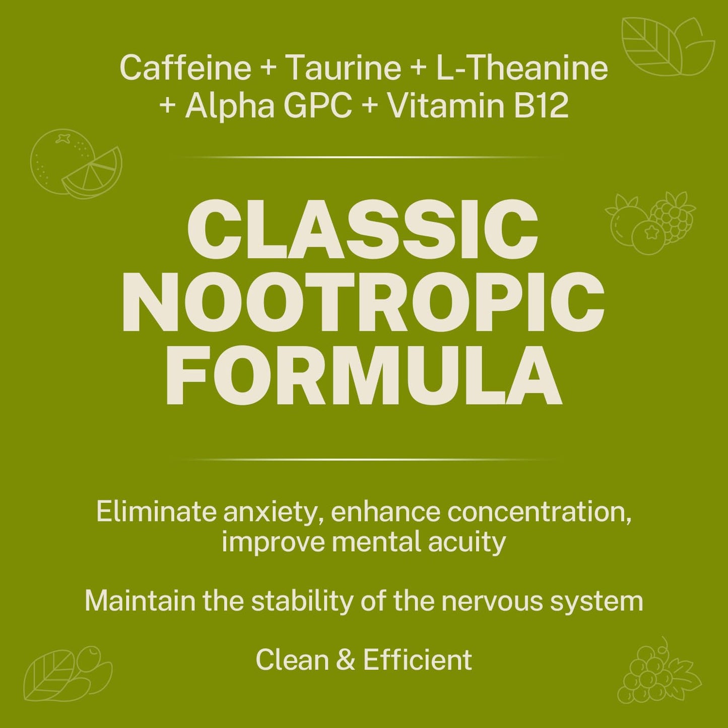 Healspot Nootropic Caffeine Pouches Capsule 15 Count
