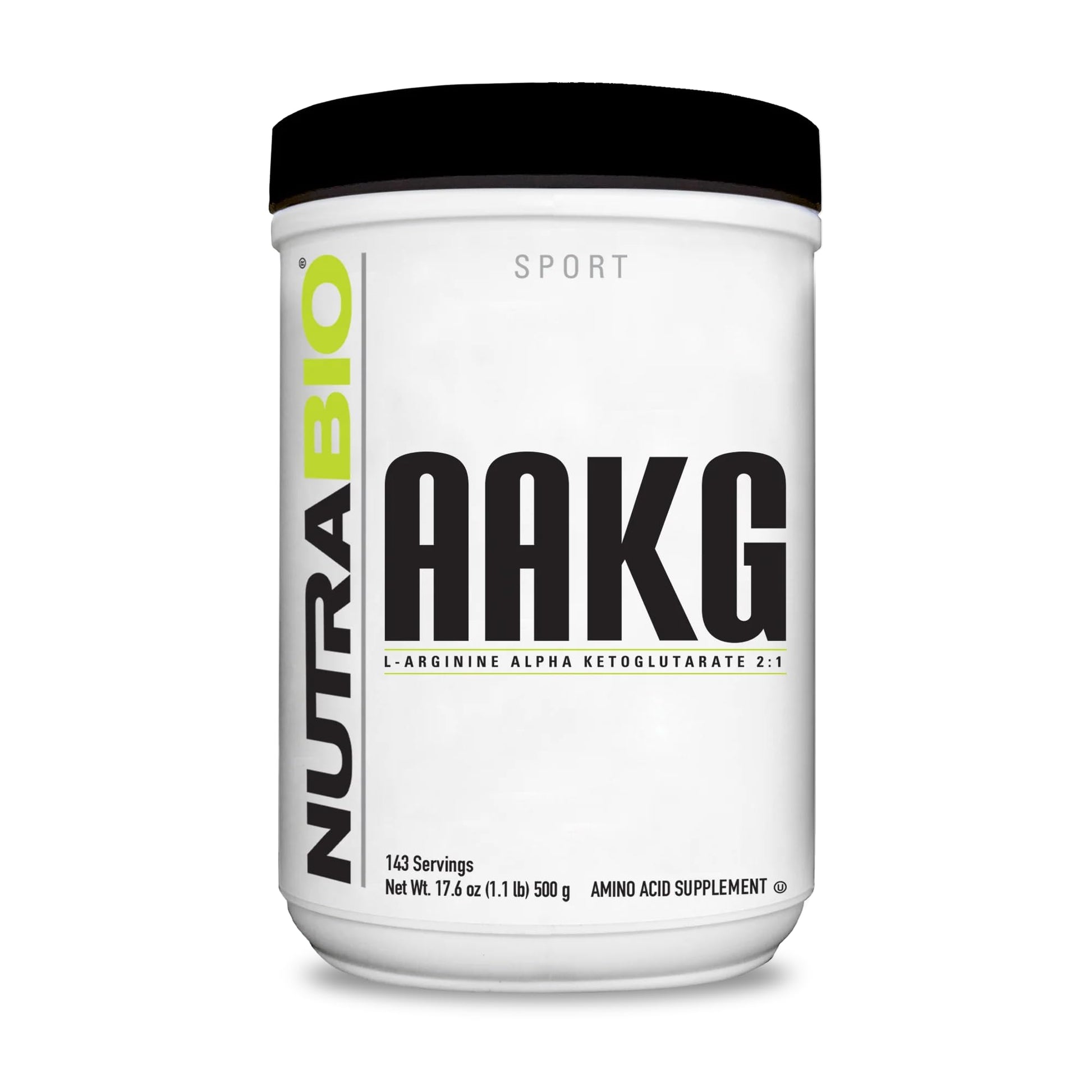 NutraBio Arginine AKG Workout Supplement Powder 17.637
