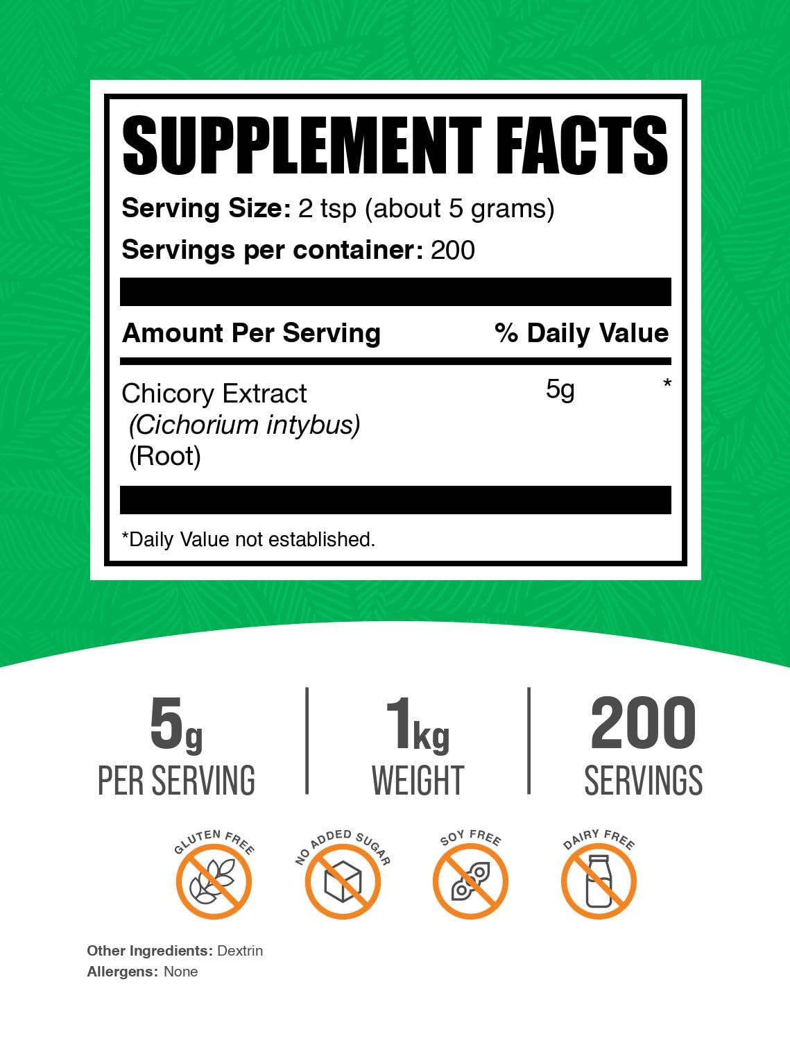 BulkSupplements Chicory Root Extract Powder 35.2 Ounce