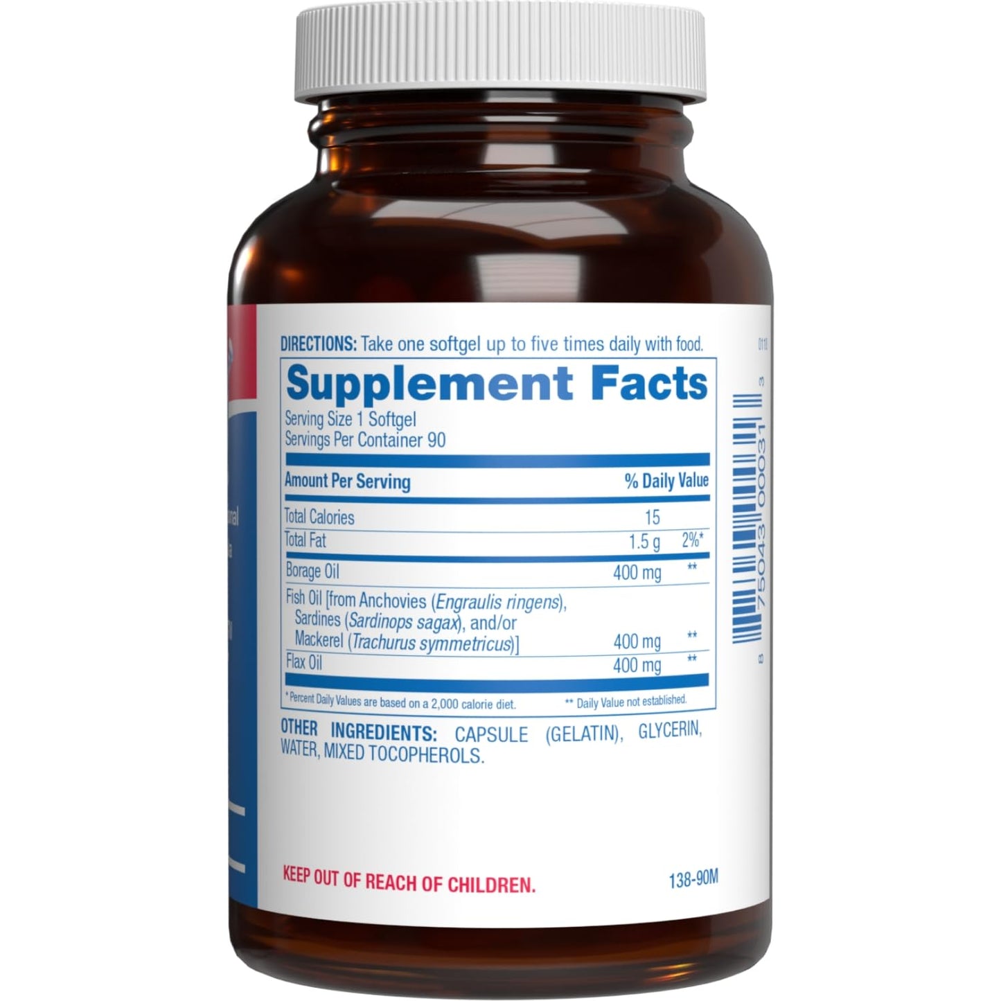 Anabolic Laboratories Fish Oil Omega-3-6-9 Softgel 90 Count