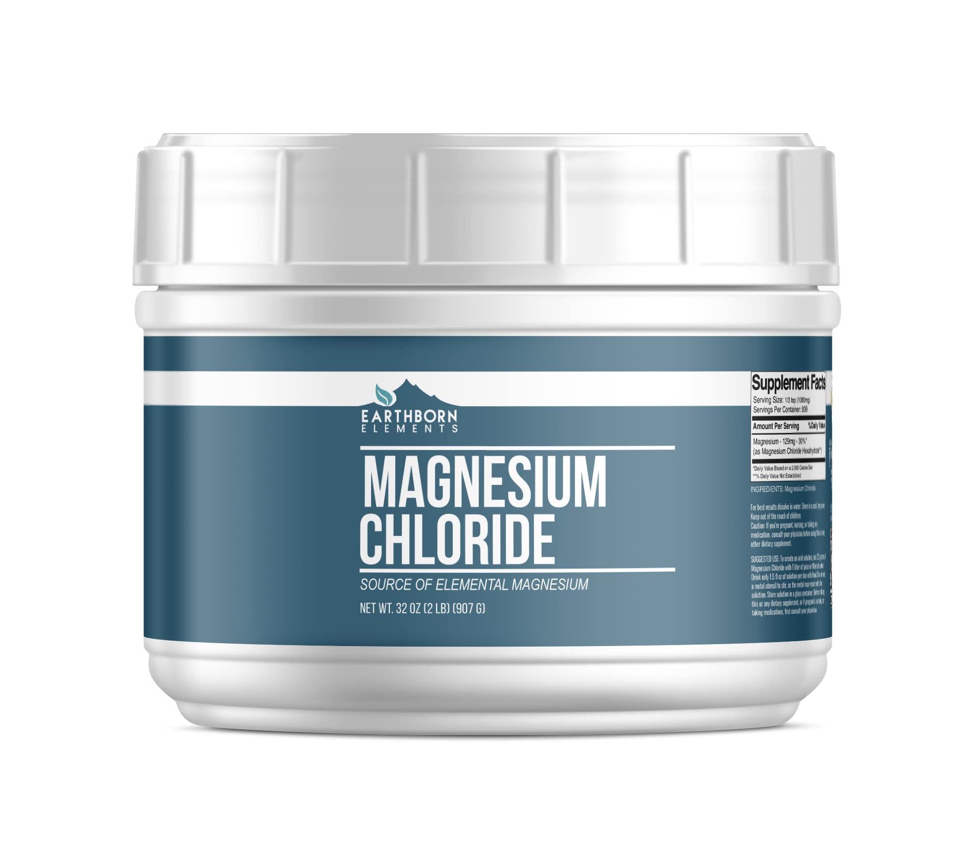 Earthborn Elements Magnesium Chloride Powder 31.75 oz