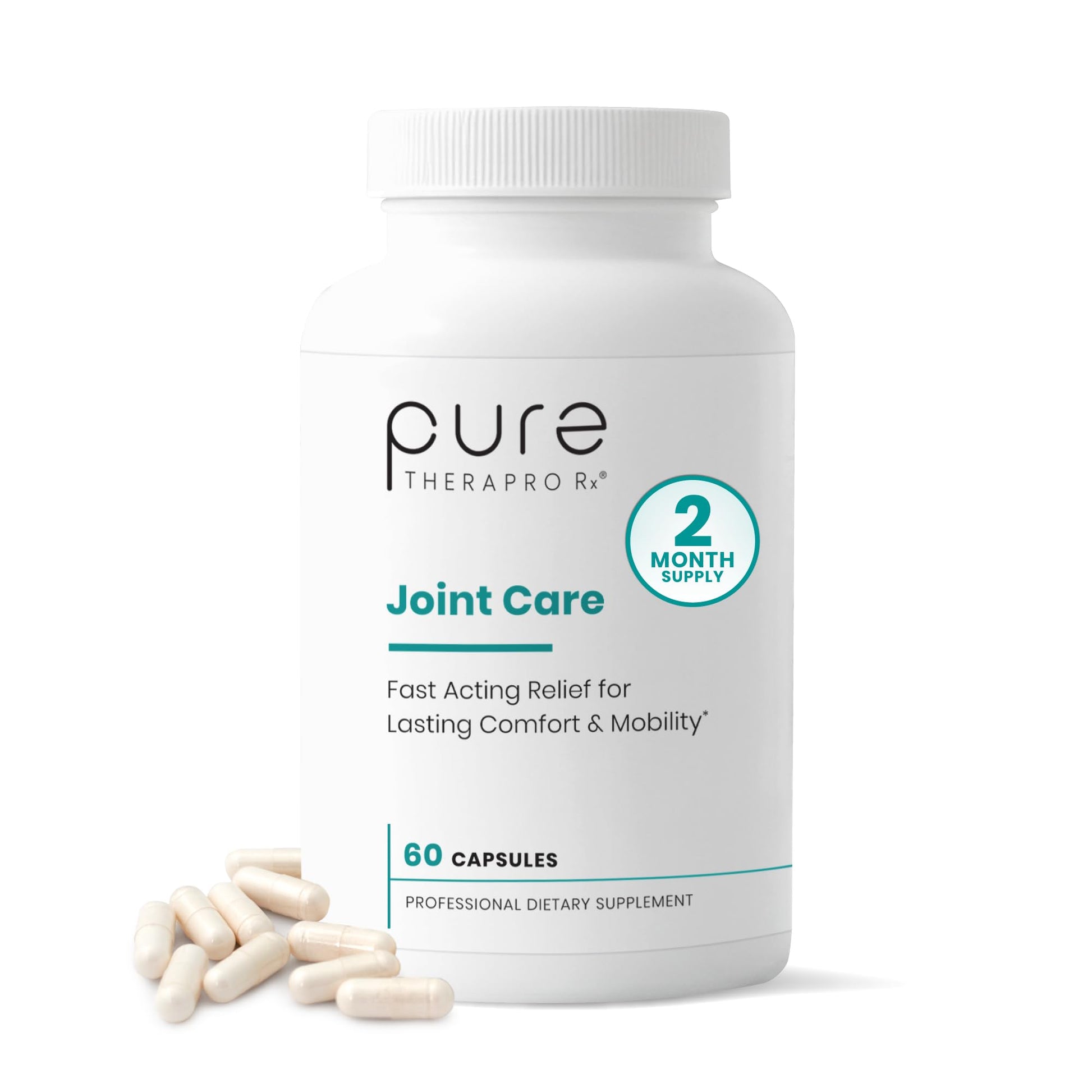 Pure Therapro Rx Boswellia, Curcumin & Type II Collagen Joint Supplement Capsule, 60 Capsules