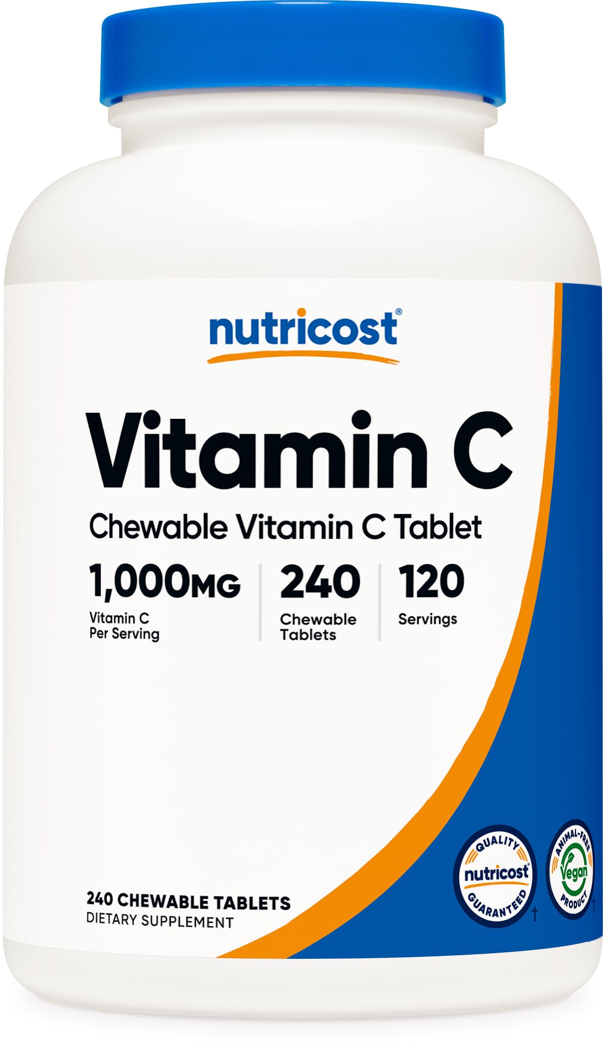Nutricost Vitamin C Chewable 240 Tablets