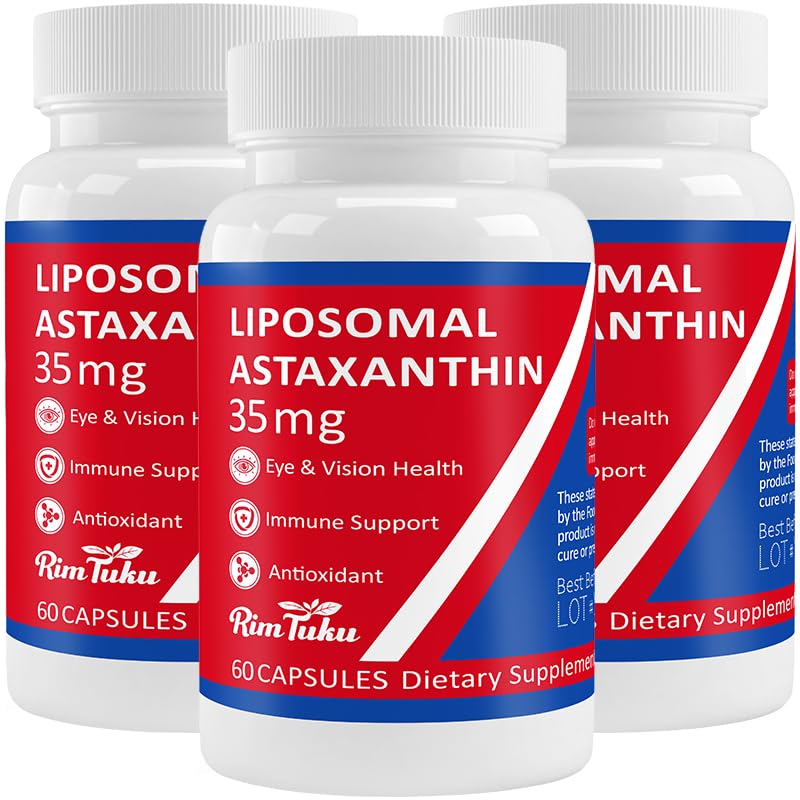 RimTuku 35mg Liposomal Astaxanthin Capsule, 180 Capsules
