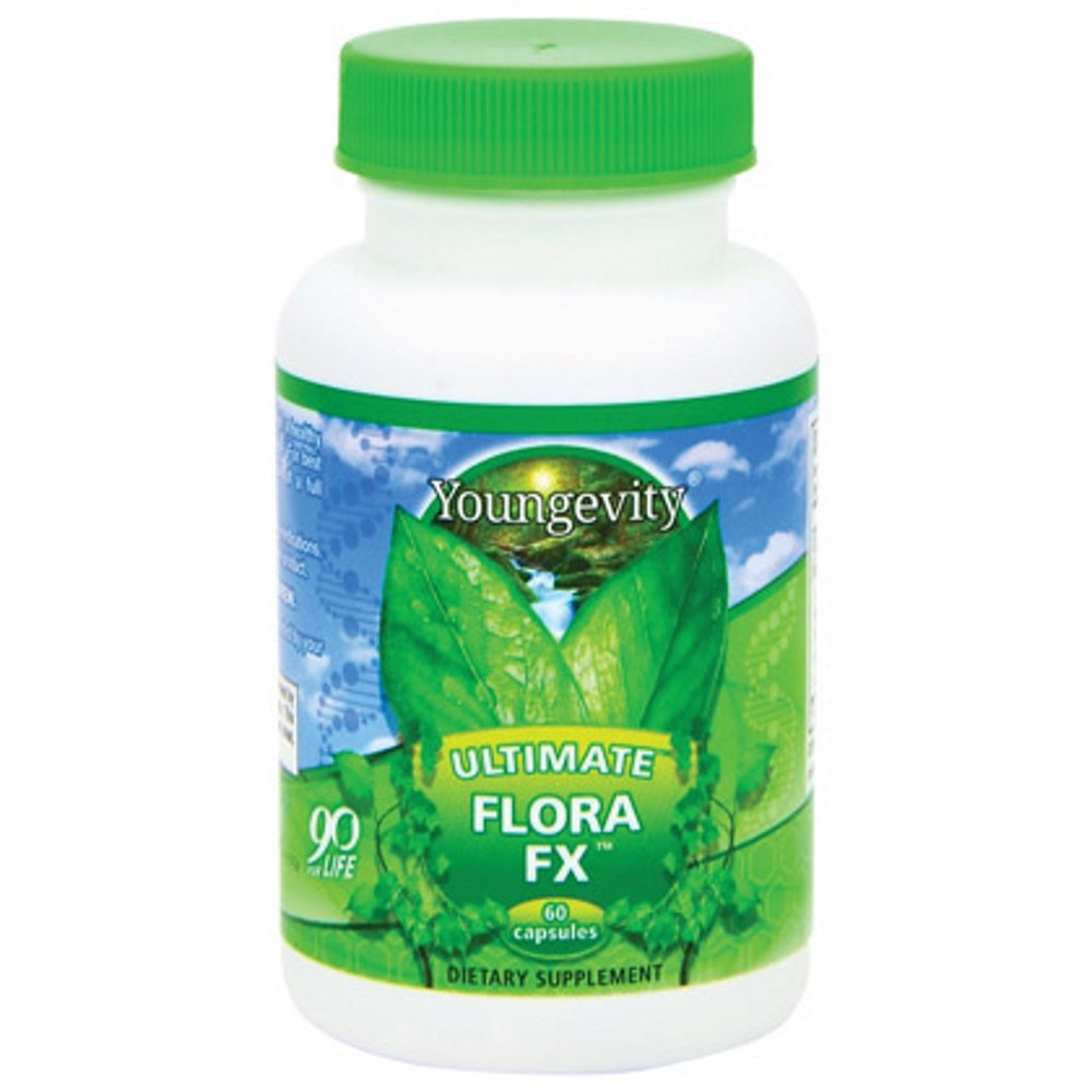 Youngevity Ultimate Flora FX 60 Capsules, 180 Count