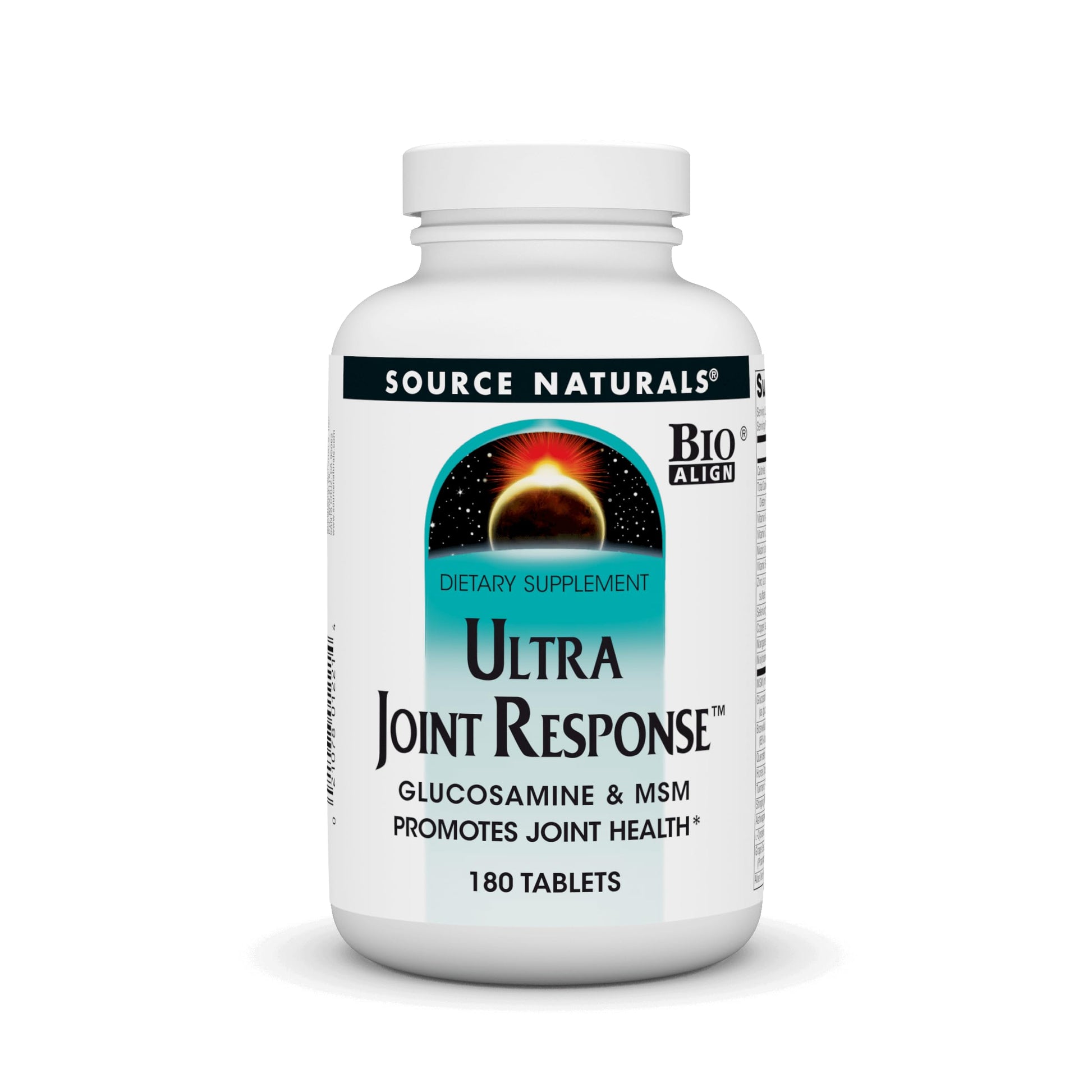 Source Naturals Ultra Joint Response Glucosamine & MSM Promotes Joint Health, 180 Tablets
