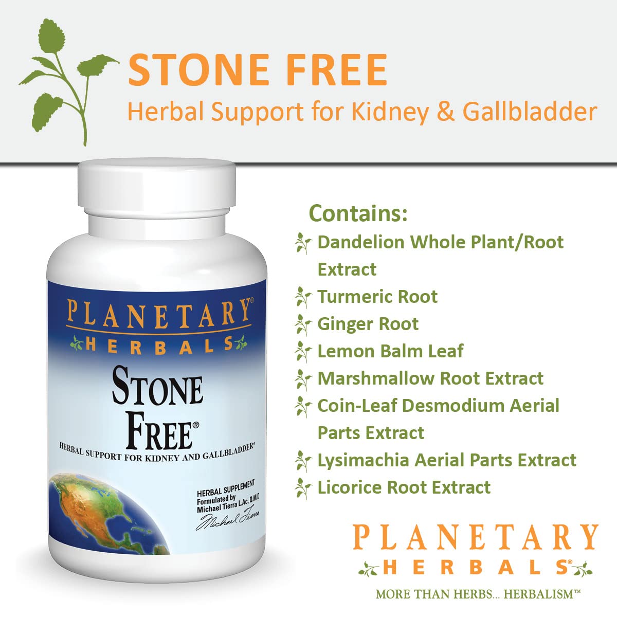 Planetary Herbals Stone Free Tablets, 90 Count