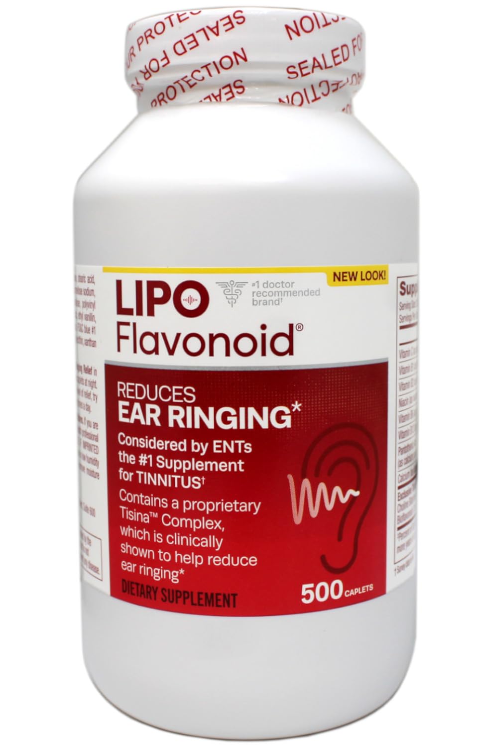 Lipo Flavanoid Unique Ear Health Capsule, 500 Capsules