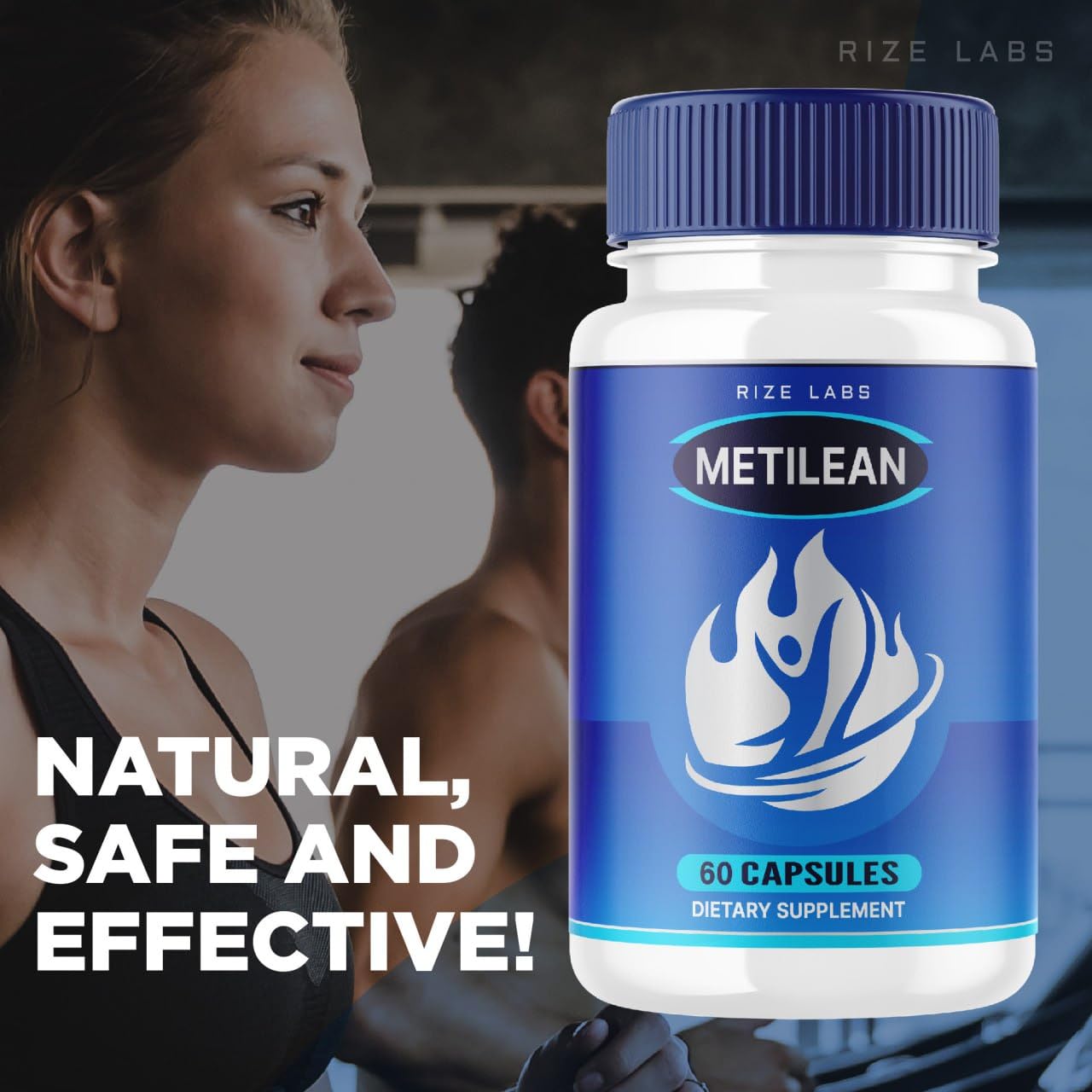 Rize Labs Metilean Weight Loss Supplement Capsule, 60 Count