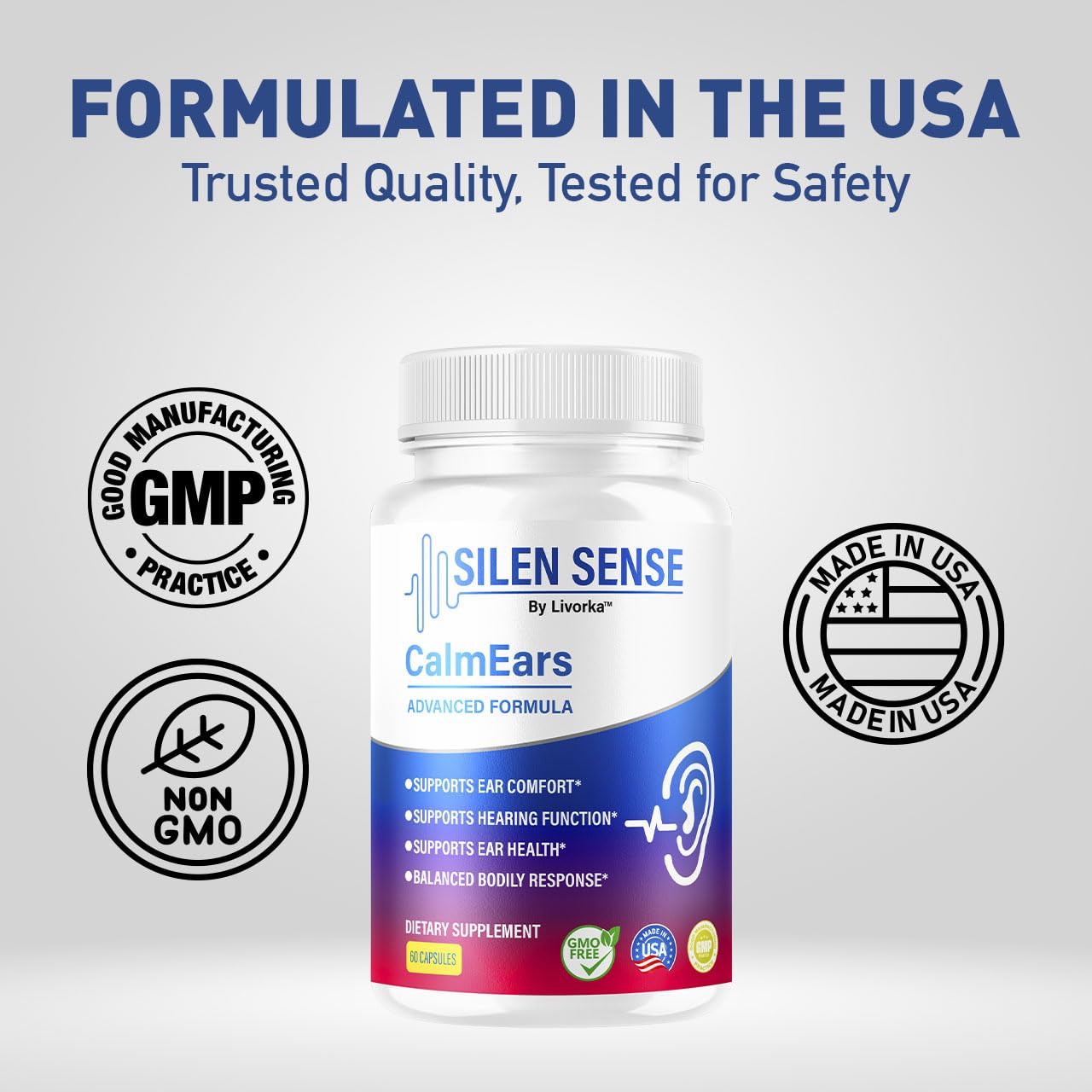 LIVORKA Silen Sense CalmEars 60 Capsules