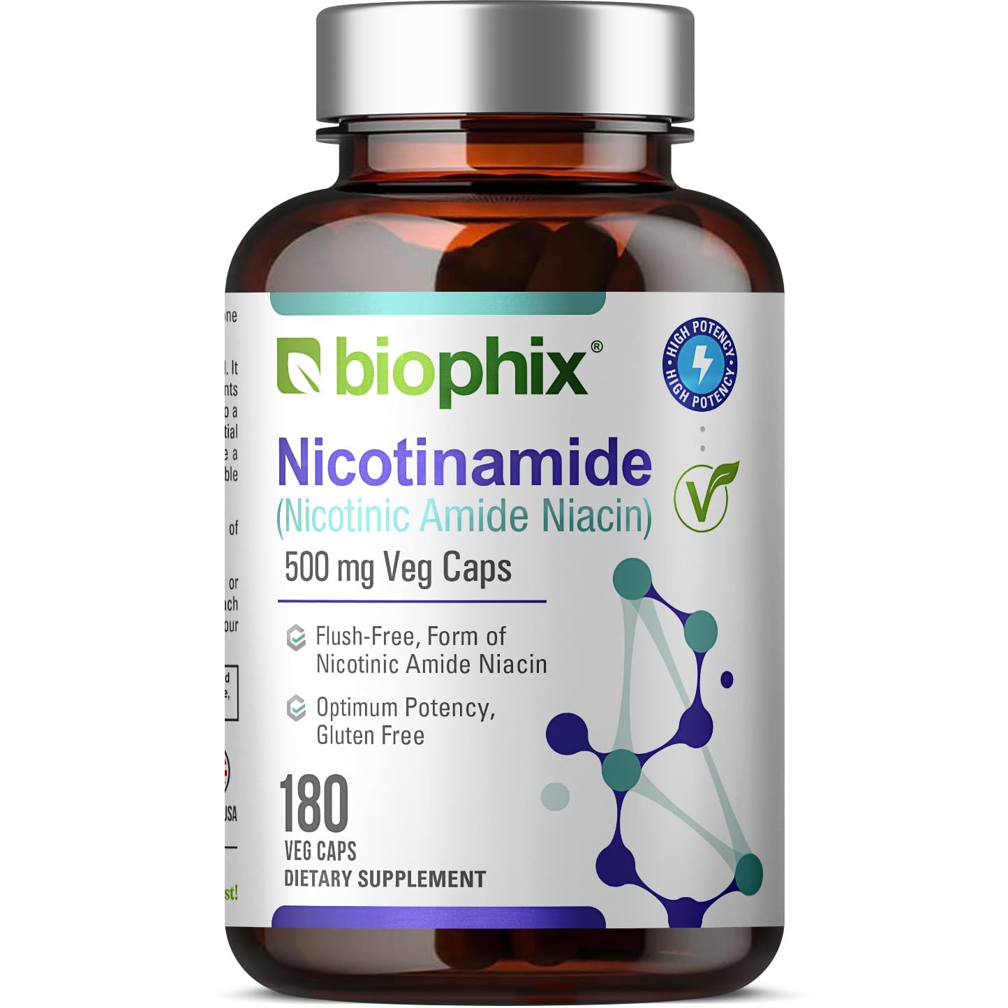 biophix B-3 Nicotinamide 500 mg 180 Capsules