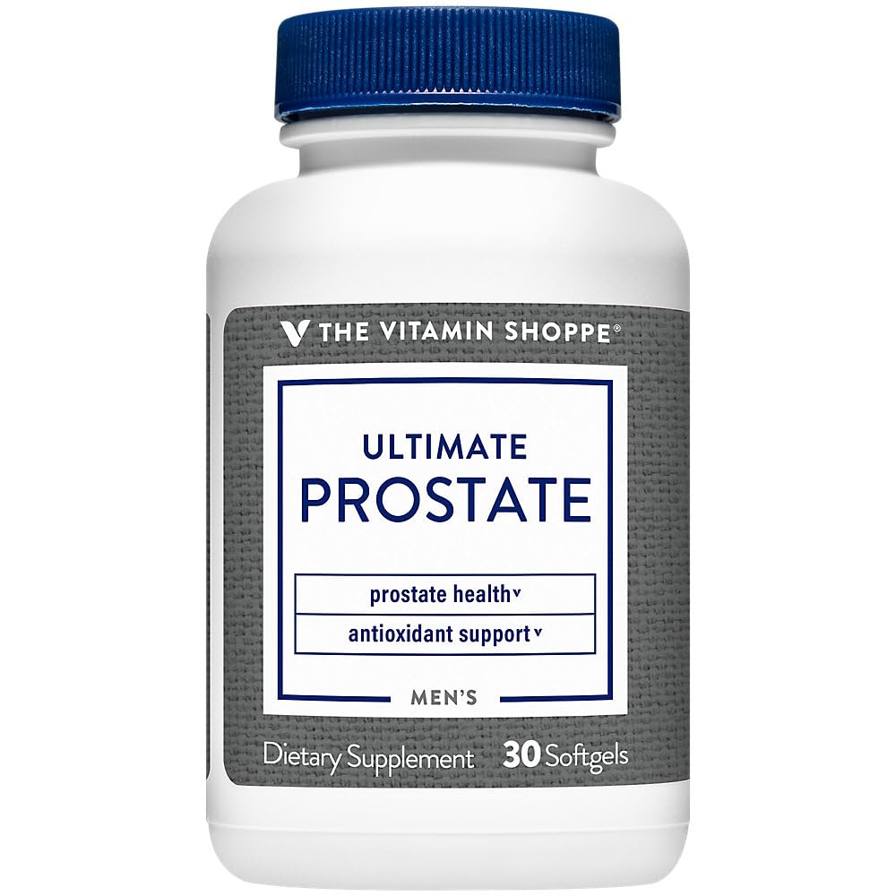 The Vitamin Shoppe Ultimate Prostate - Unique Blend for Prostate Health with Antioxidant Support and Saw Palmetto Softgels, 30 Count