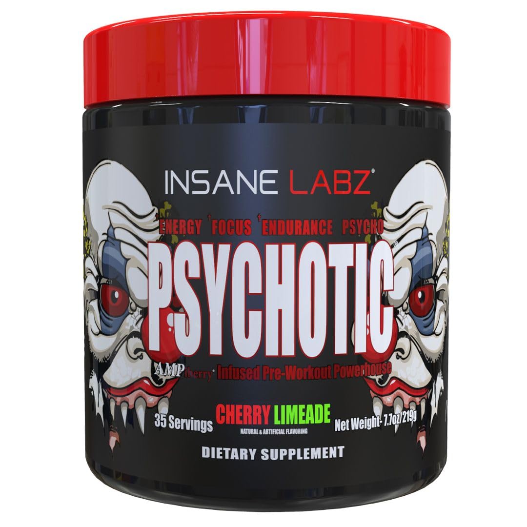 Insane Labz Psychotic Pre Workout Powder 7.8 Servings