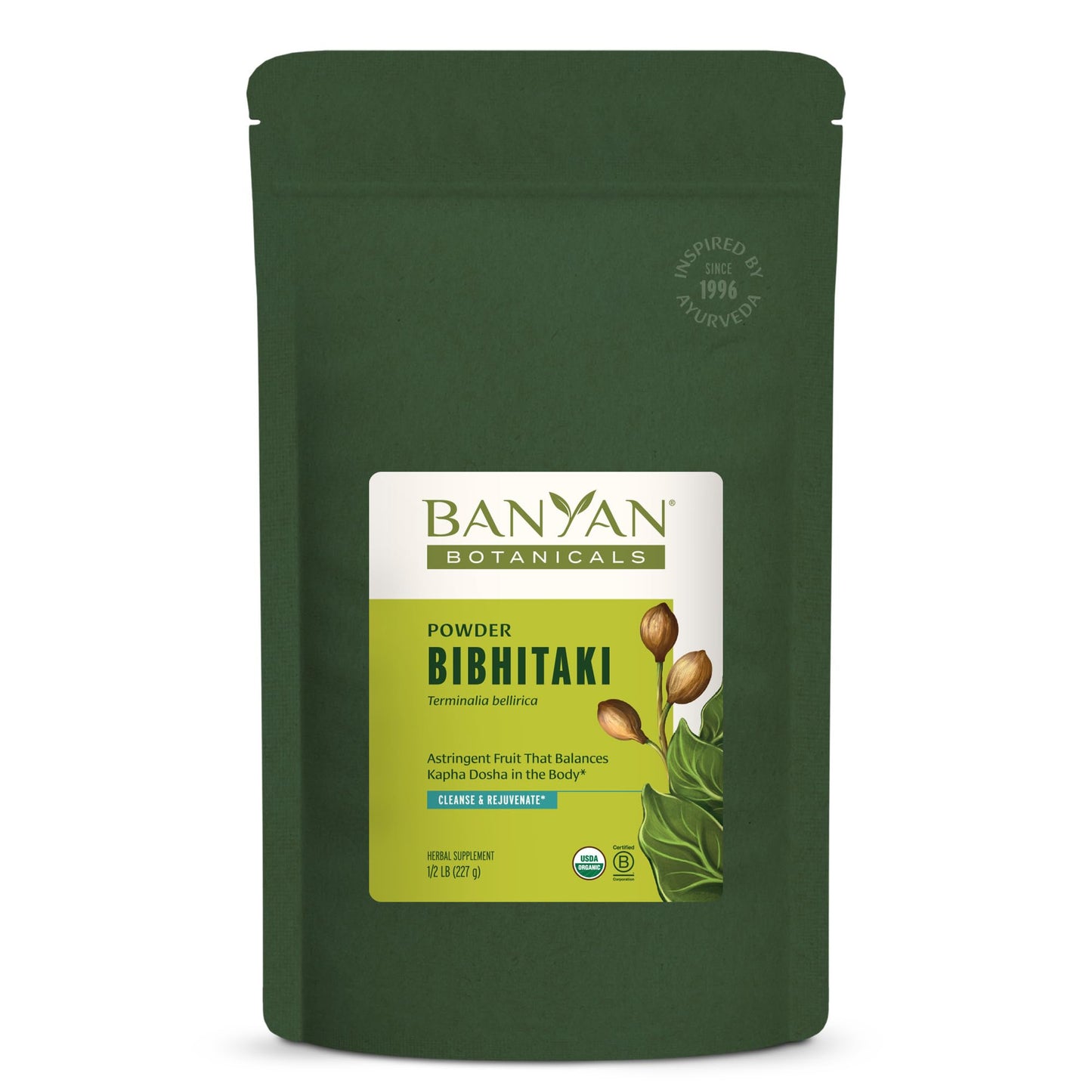 Banyan Botanicals Bibhitaki Powder - Certified Organic, 8 Ounce