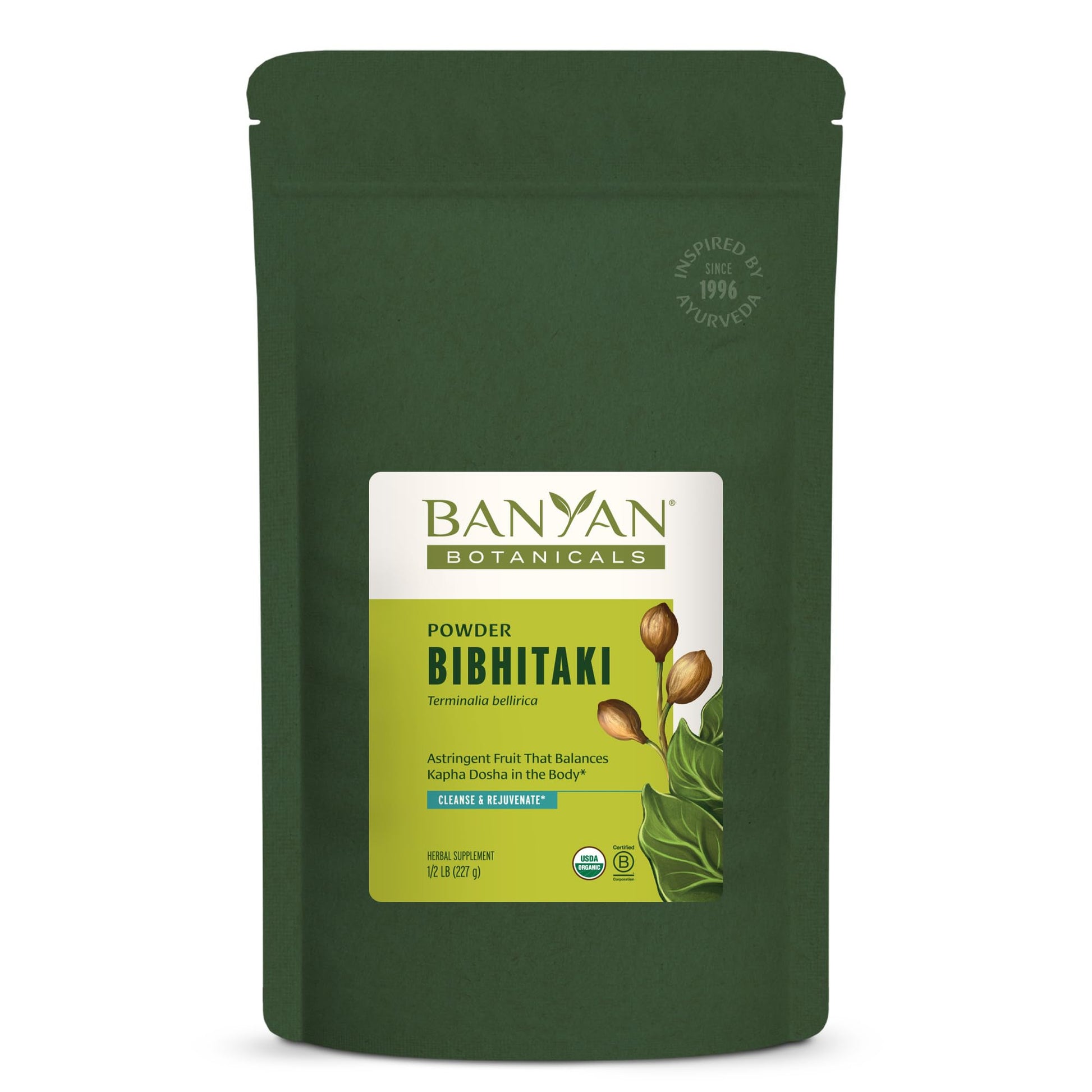 Banyan Botanicals Bibhitaki Powder - Certified Organic, 8 Ounce