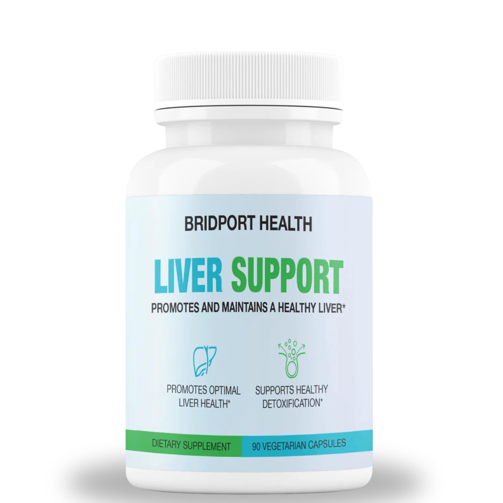 Bridport Health Liver Support Supplement with Milk Thistle, Probiotics & Turmeric - 90 Capsules
