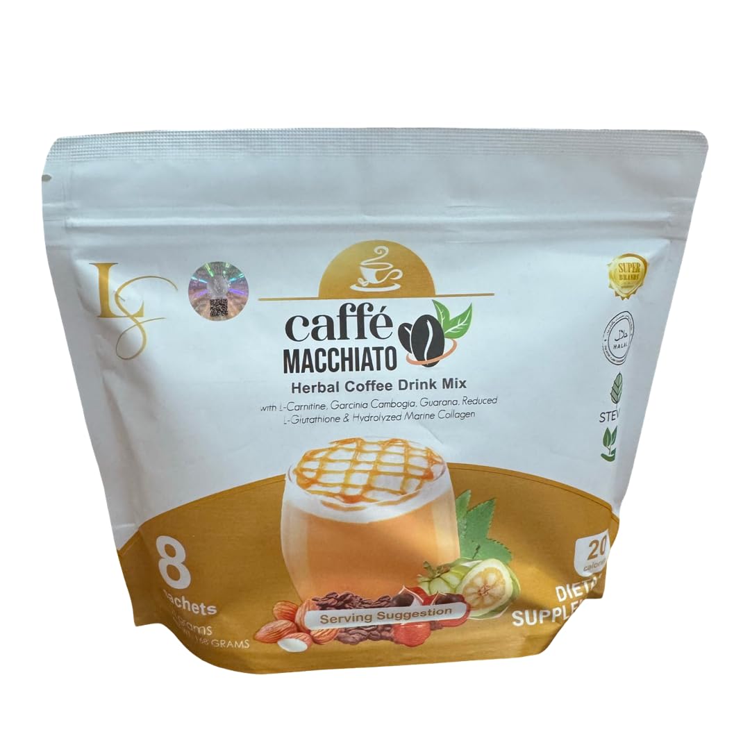 Generic Luxe Slim Cafe Macchiato with Hydrolyzed Collagen & Glutathione Powder, 7.4075