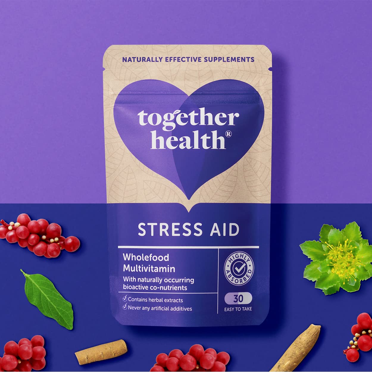 Together Stress Aid Complex Capsule, 30 Capsules