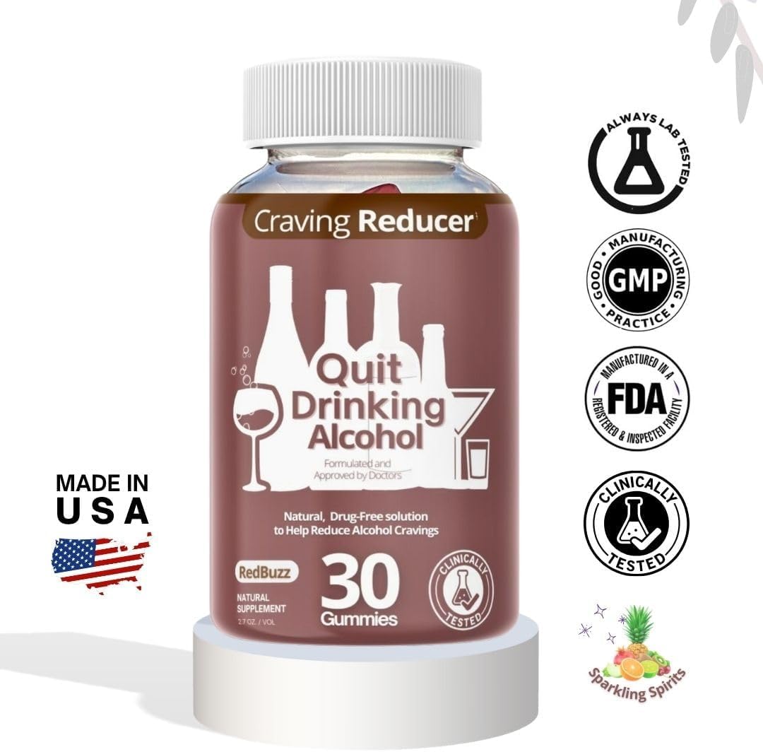 Health Chews Quit Drinking Alcohol Aid Gummy 30 Count