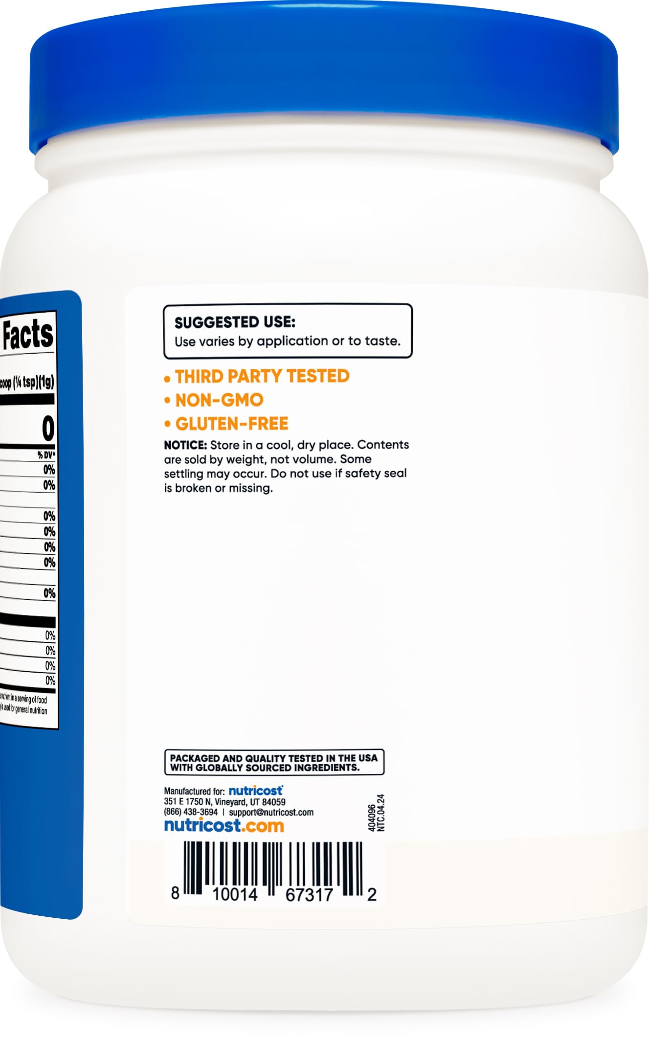 Nutricost Malic Acid Powder 32