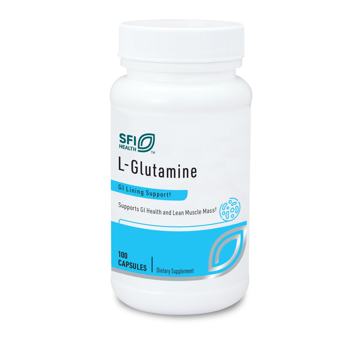 SFI Health L-Glutamine Capsules 100 Count