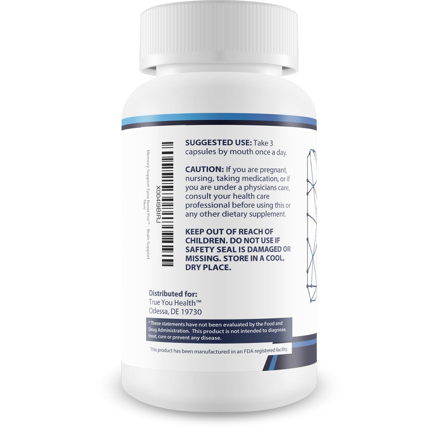 True You Health Memory Support Syna Boost Pro 90 Capsules