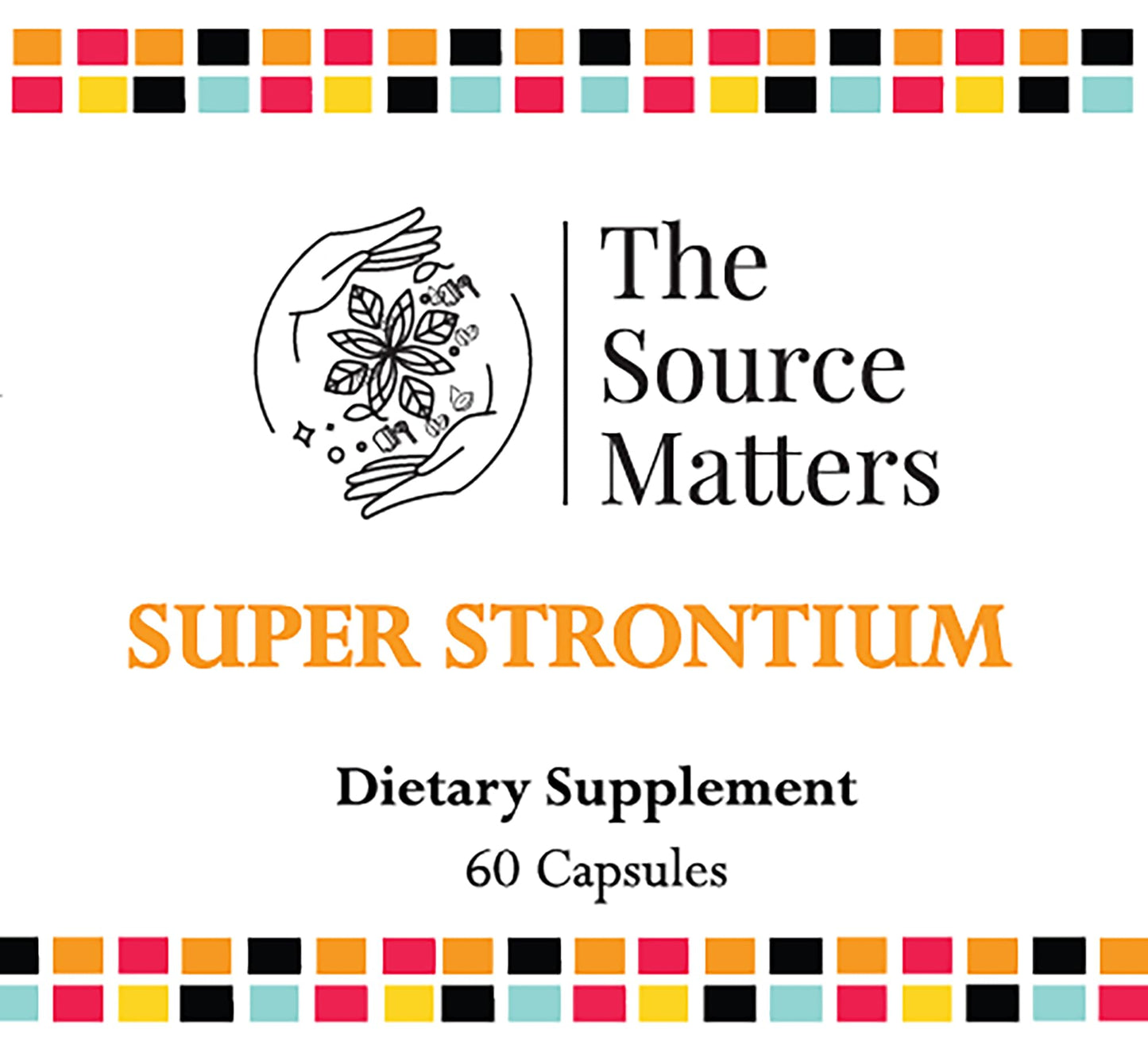 THE SOURCE MATTERS Super Strontium Boost Dietary Supplement Capsules, 60 Count