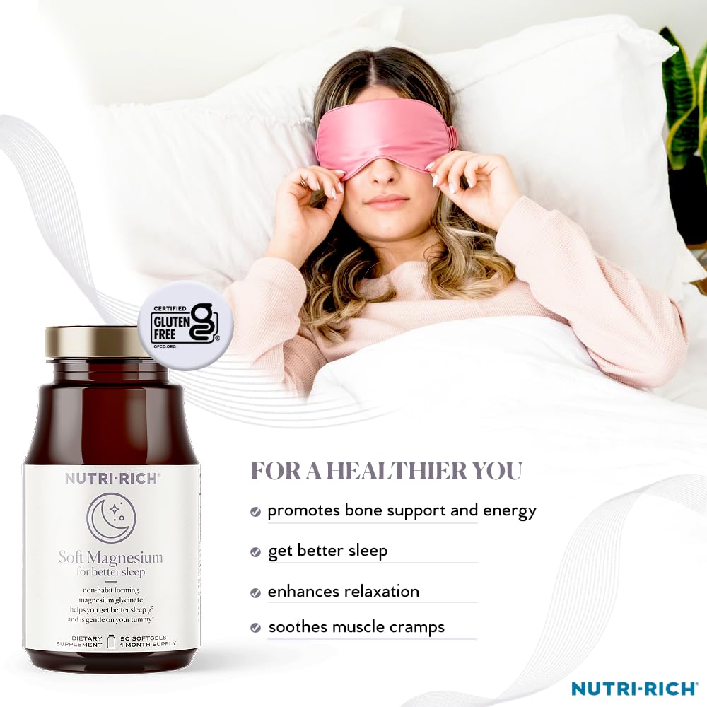 Nutri-Rich Magnesium Glycinate Chelate Softgel 90 Count