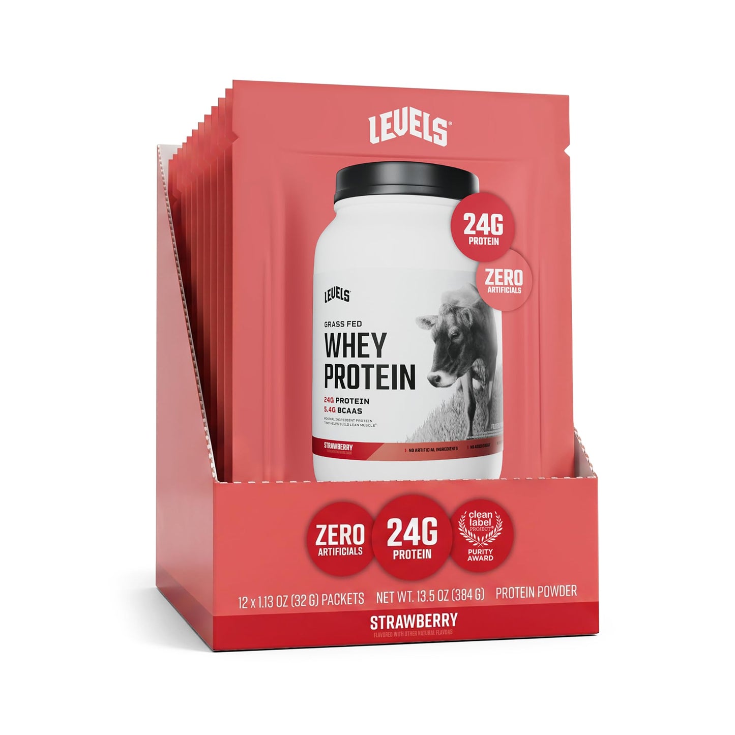 Levels Whey Protein Powder 14 Count