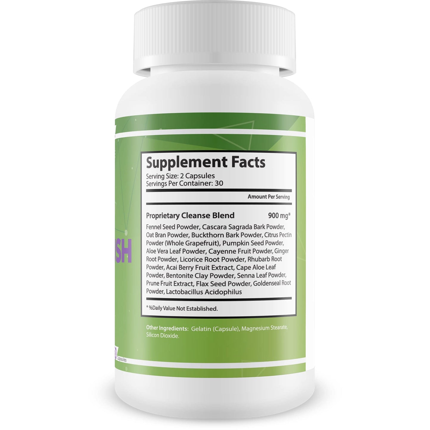 Ever Youth Labs Bio Trim Flush Colon Cleanse Detox with Probiotics Capsule, 60 Count