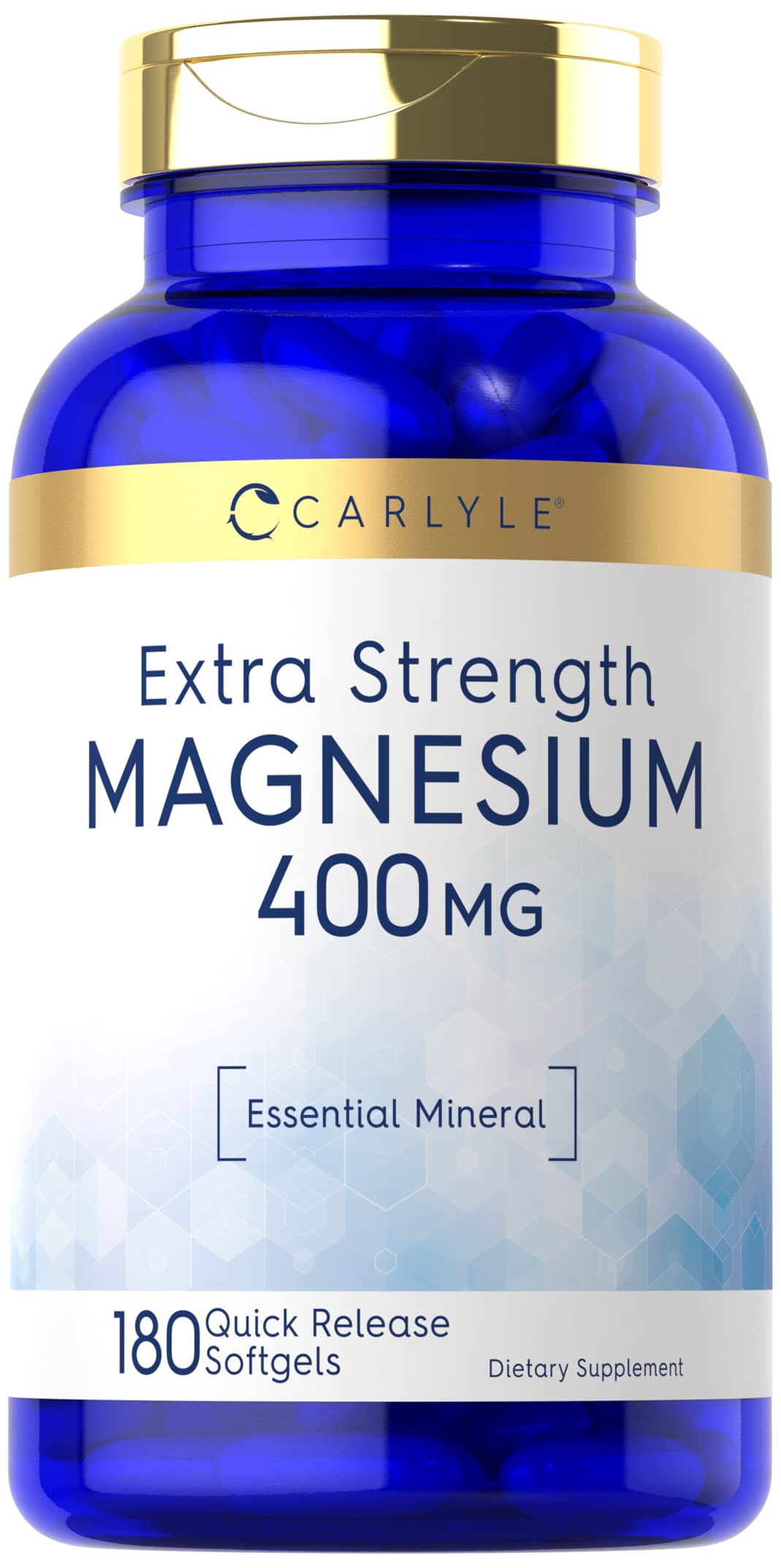 Carlyle Magnesium Oxide 400mg Softgels 180 Count