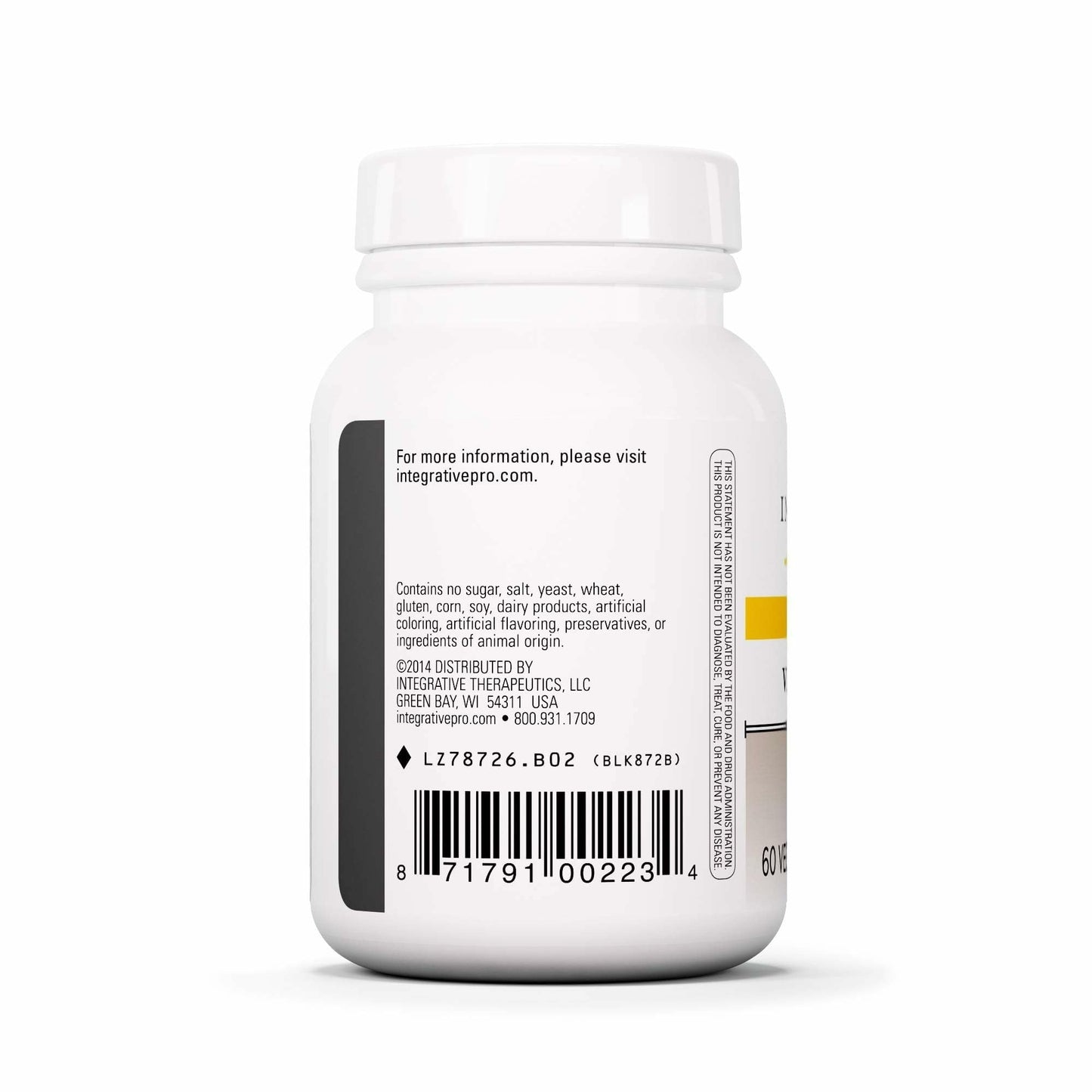 Integrative Therapeutics Vitex Extract Period Care Supplement for Premenstrual Support, 60 Capsules