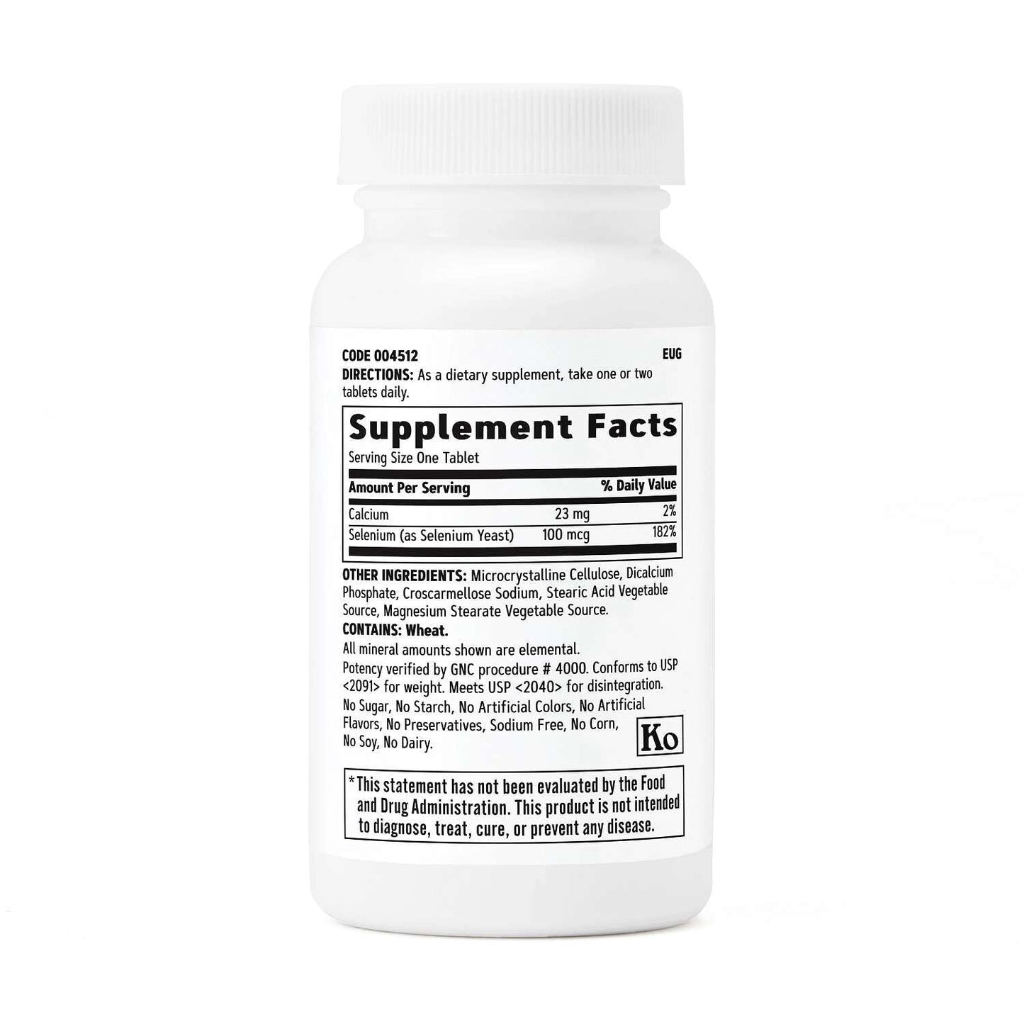 GNC Selenium 100mcg Vegetarian Tablet 100