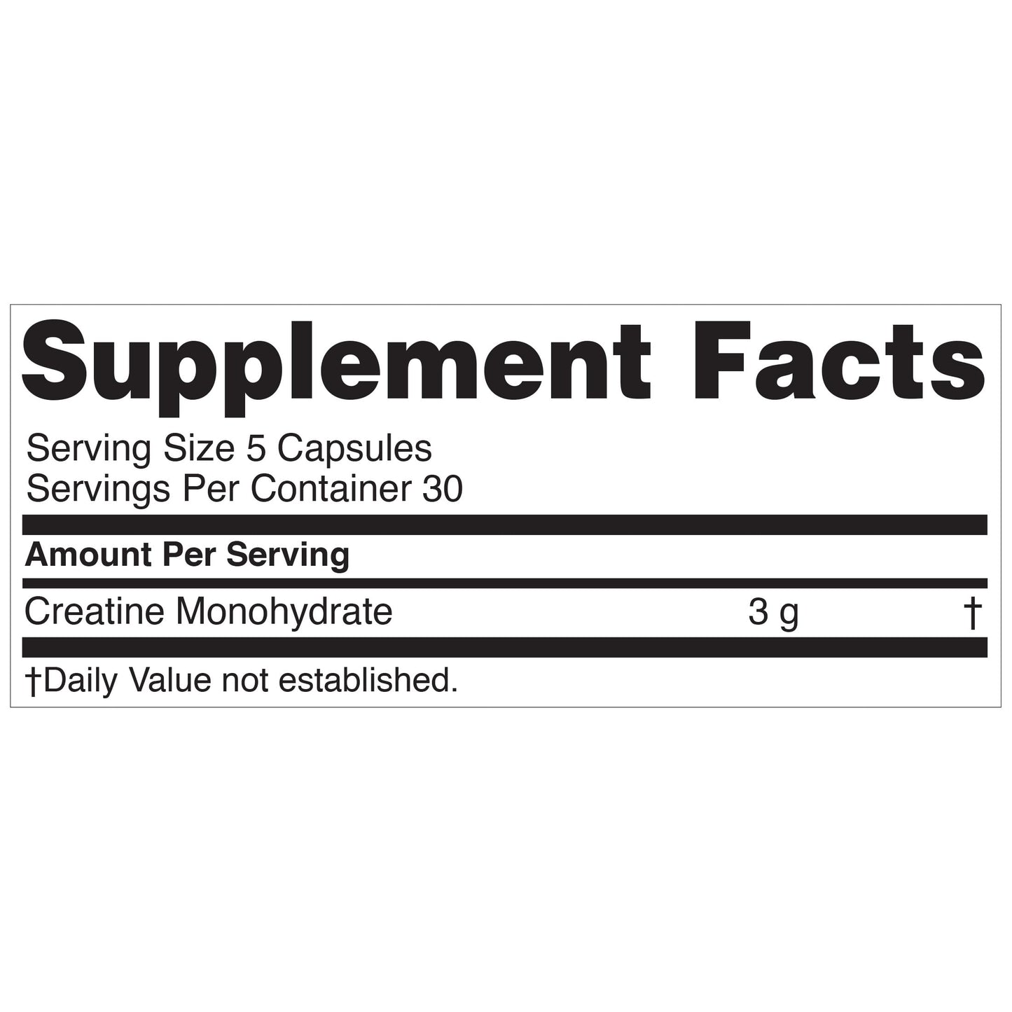 Nugenix Creatine Monohydrate Capsules, 150 Count