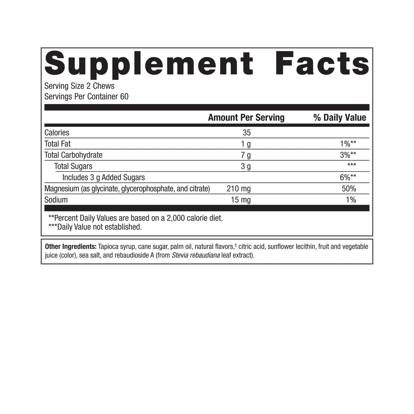Metagenics MagActive Magnesium Glycinate 3-in-1 Chew Gummy, 120 Chews