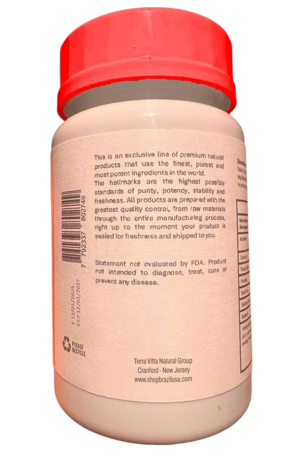STATUS VERDE Espinheira Santa 500 mg Capsule, 120 Count