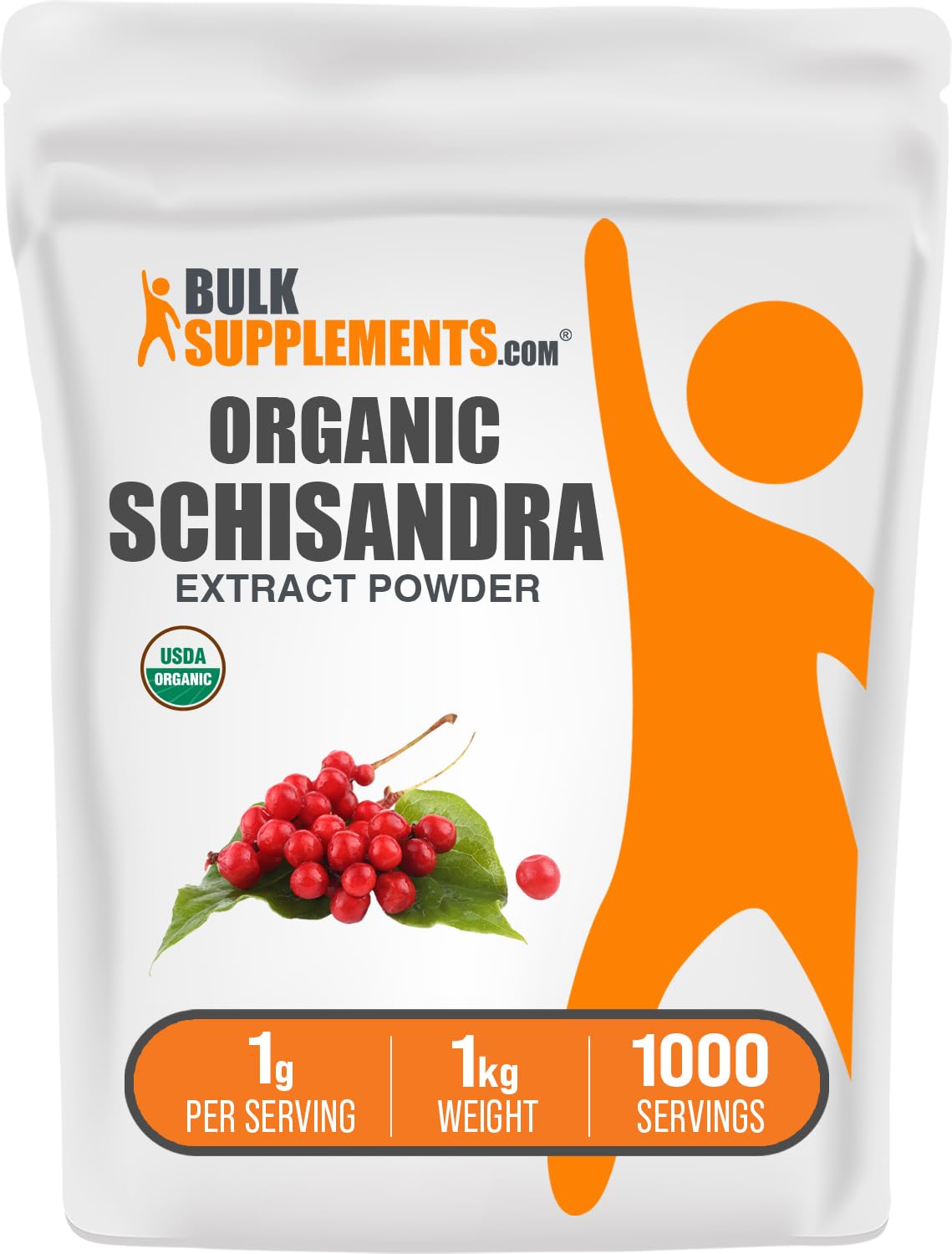 BulkSupplements Organic Schisandra Extract Powder 35.27 oz
