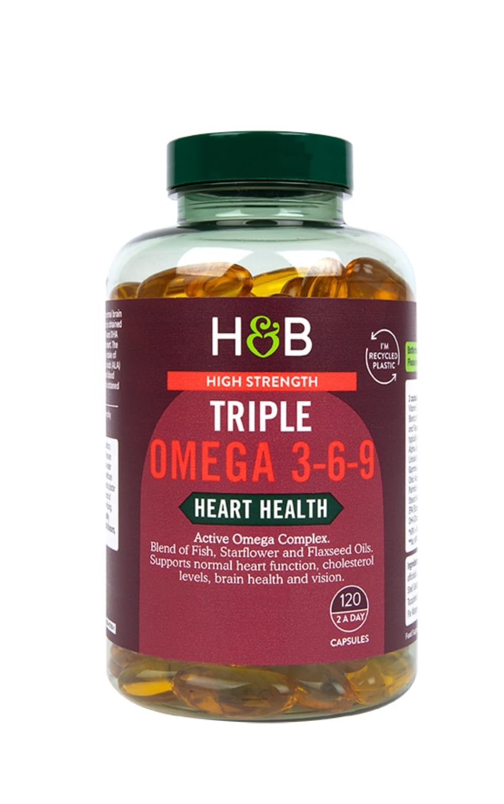 Generic Holland and Barrett High Strength Triple Omega 3-6-9 120 Capsules