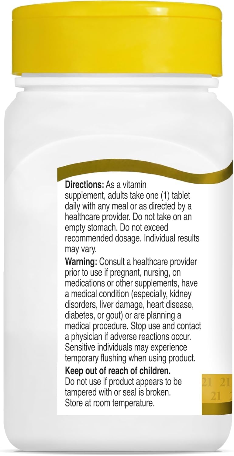 21st Century Niacinamide 500 mg Tablets Prolonged Release, 220 Tablets
