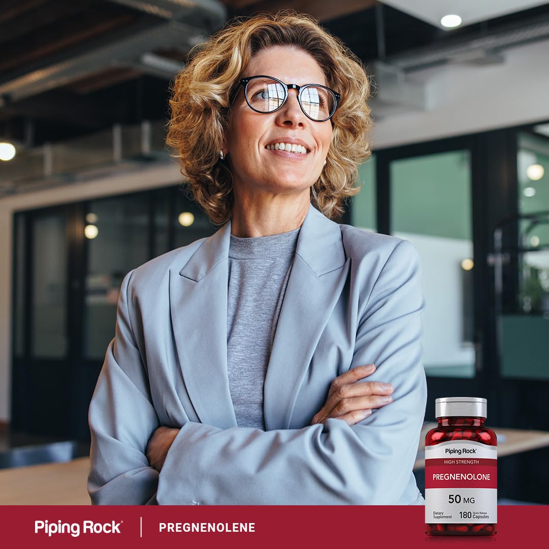 Piping Rock Pregnenolone 50 mg, 180 Capsules