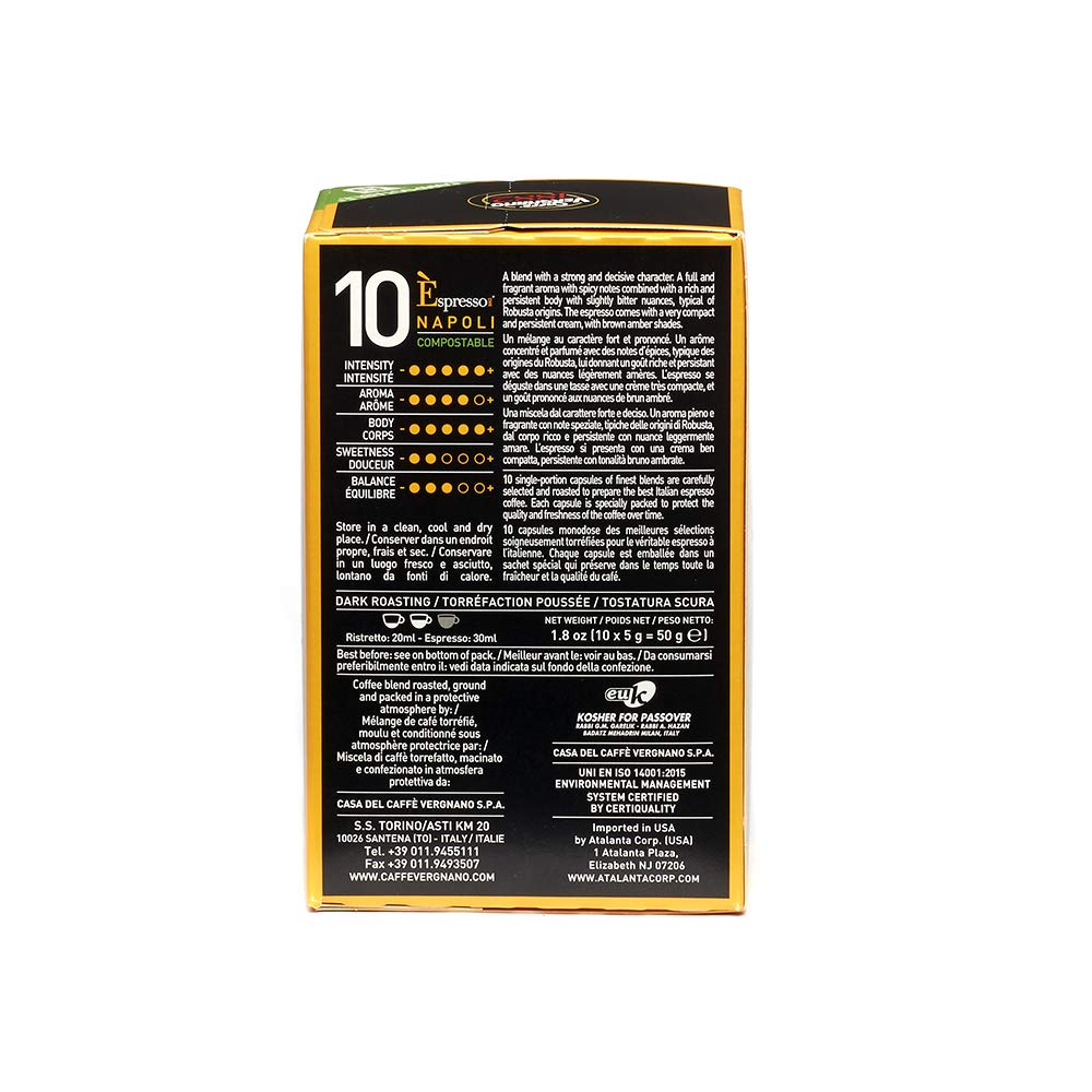 Caffe' Vergnano 1882 Napoli Capsules 1800