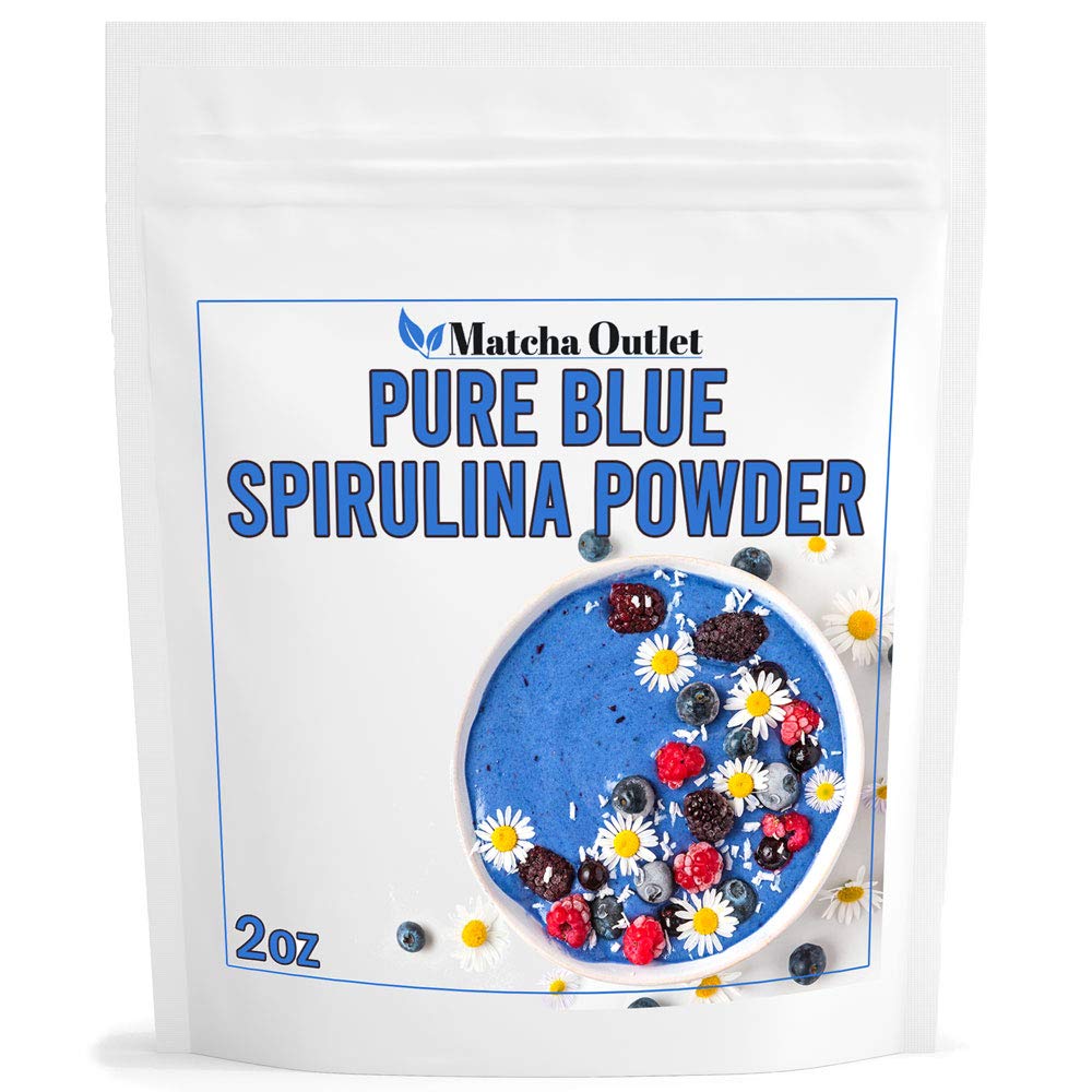 Matcha Outlet Blue Spirulina Powder 2 oz