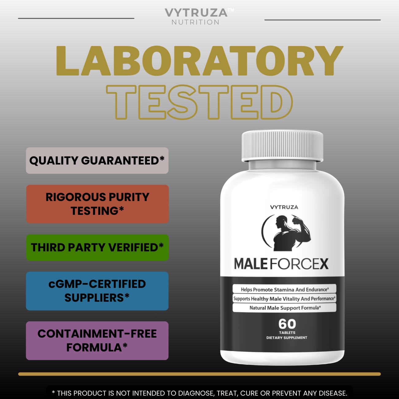 SuppNature MaleForce Pills for Men 60 Tablets