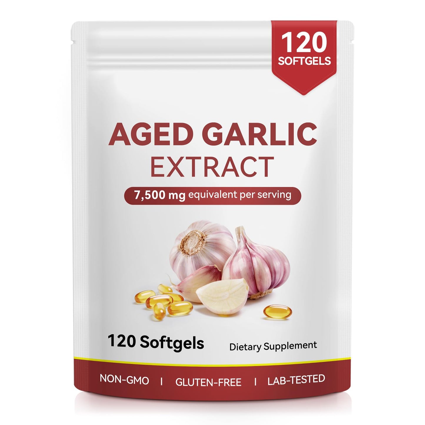 Daiasns Odorless Aged Garlic Extract Softgels 120 Softgels